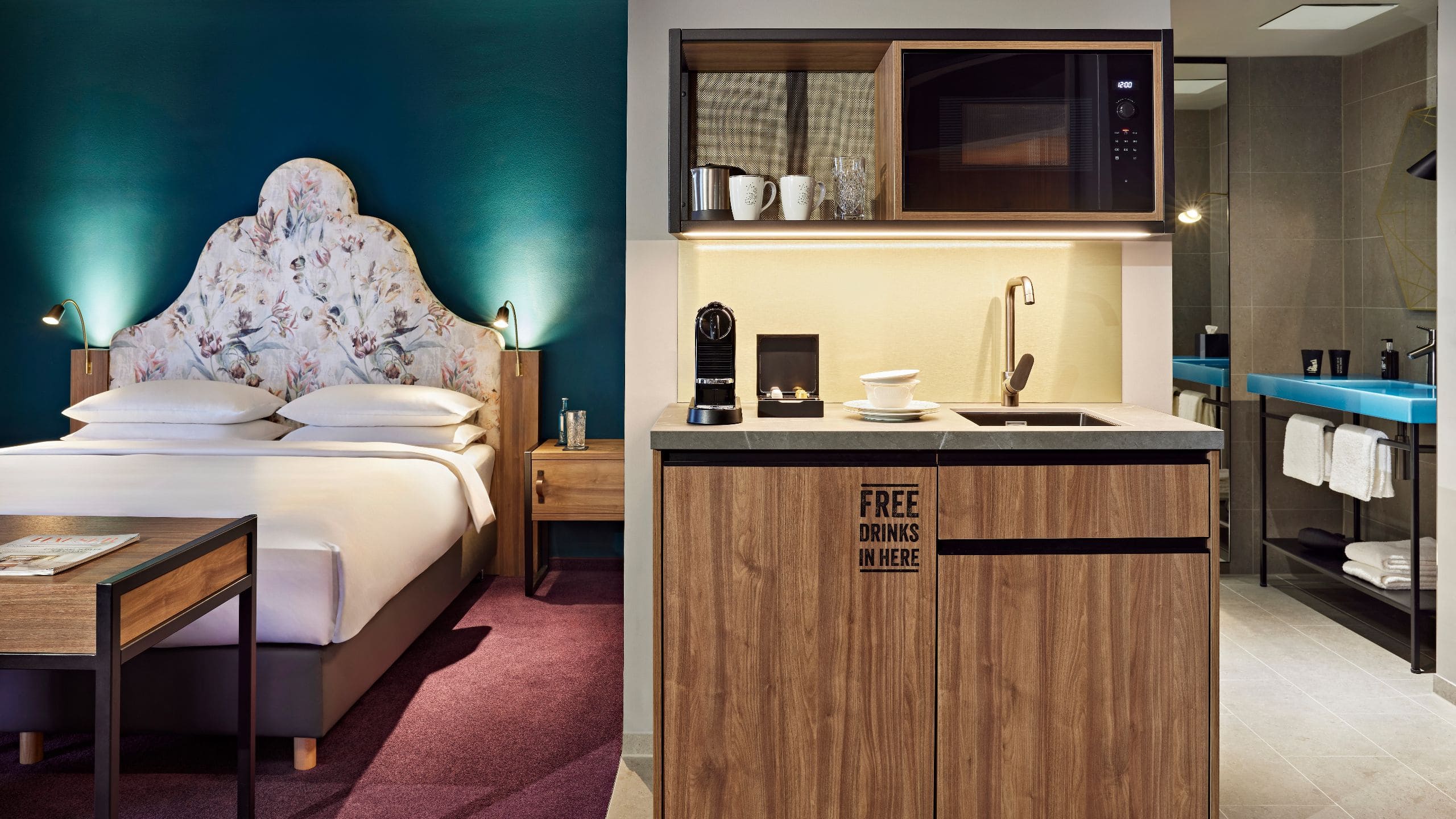 me and all hotel dusseldorf oberkassel Studio With Sofabed Overview