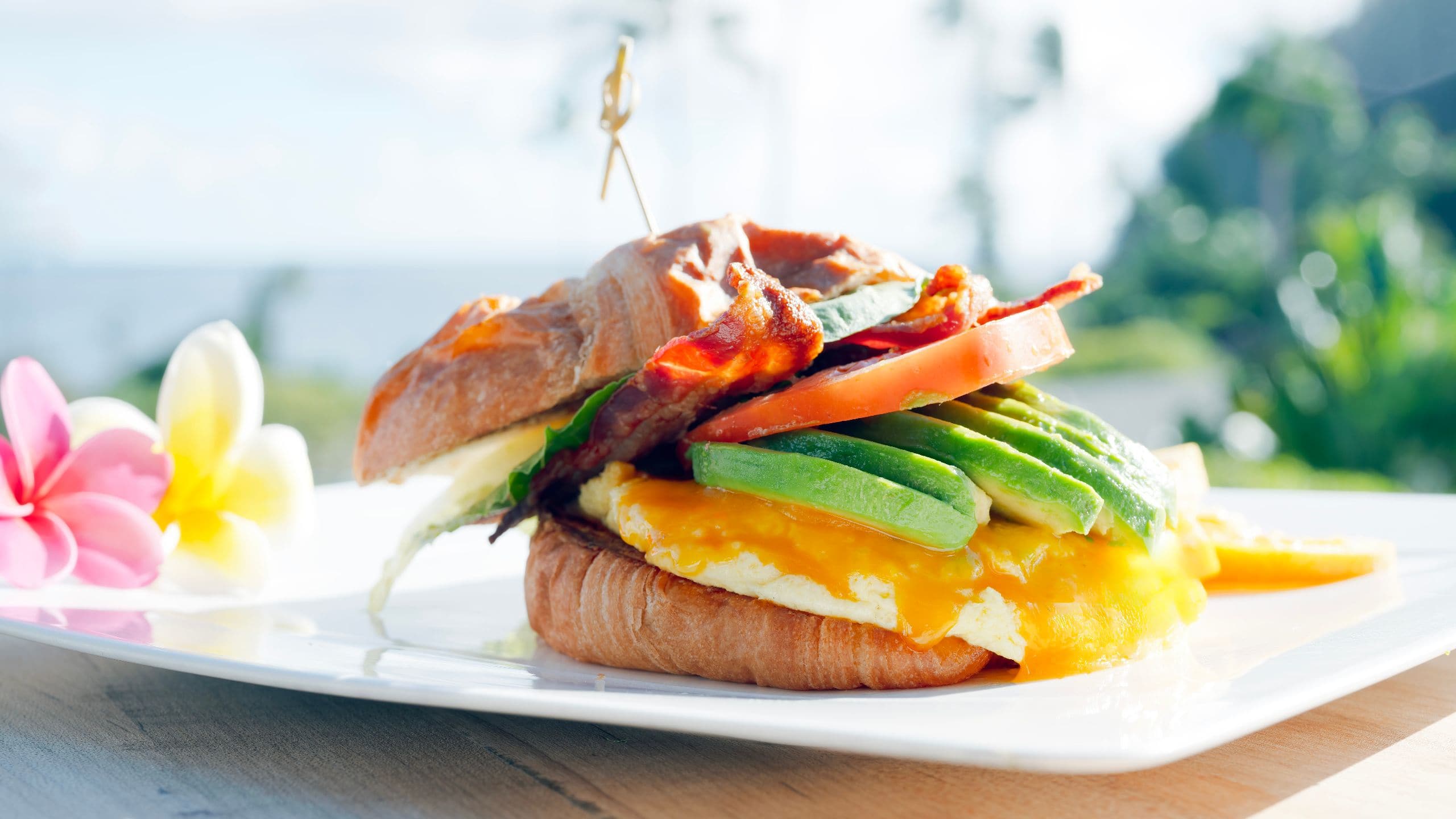 3 of 4 Hana-Maui Resort The Restaurant Breakfast Sando