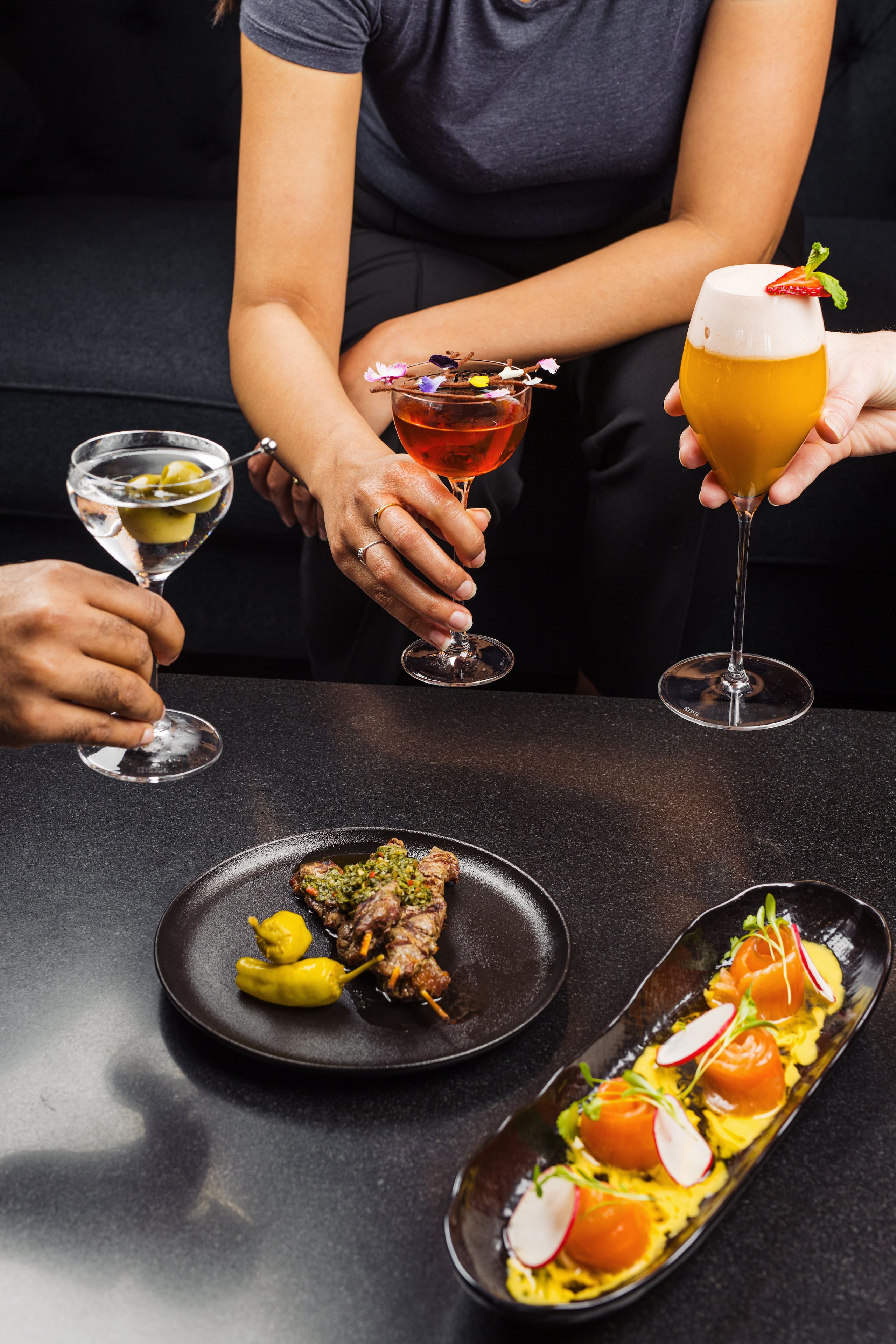 Park Hyatt Auckland Captains Bar Tapas Cocktails Group