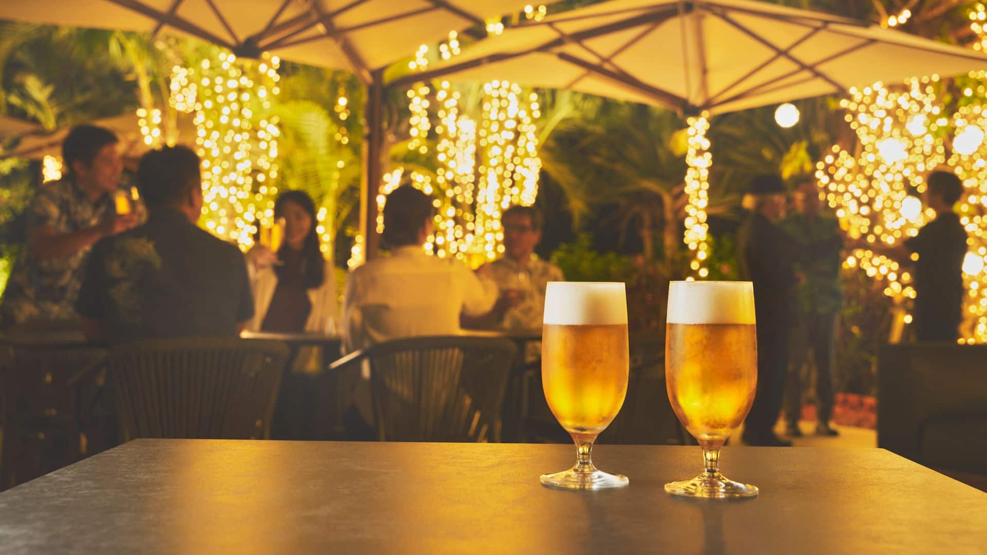 4 of 5 Hyatt Regency Seragaki Island, Okinawa Lively Illumination Beer Garden