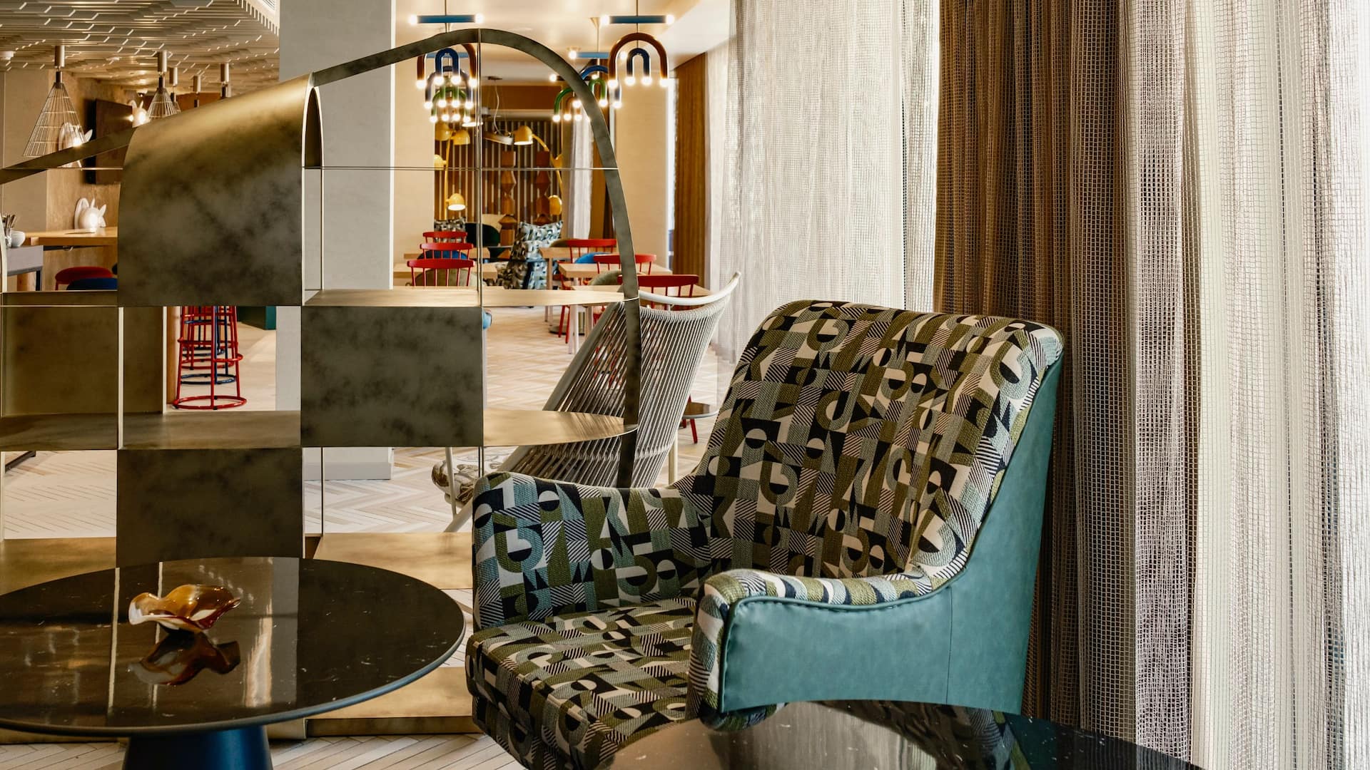 3/5 Hyatt Centric Malta Club Lounge Chair Detail