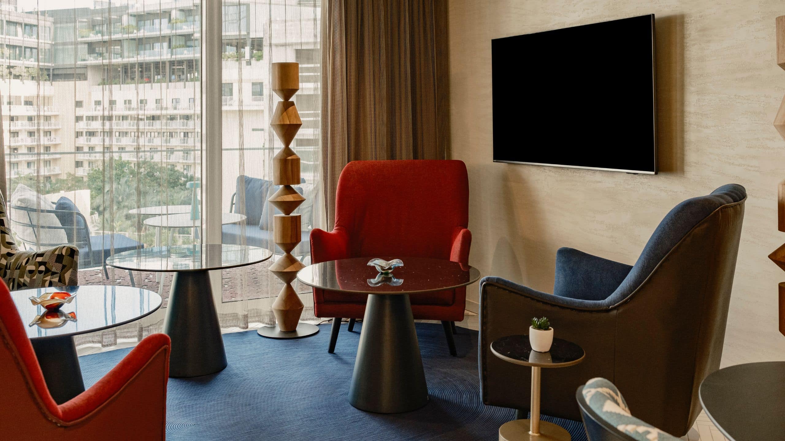 Hyatt Centric Malta Club Lounge Chairs With Tv
