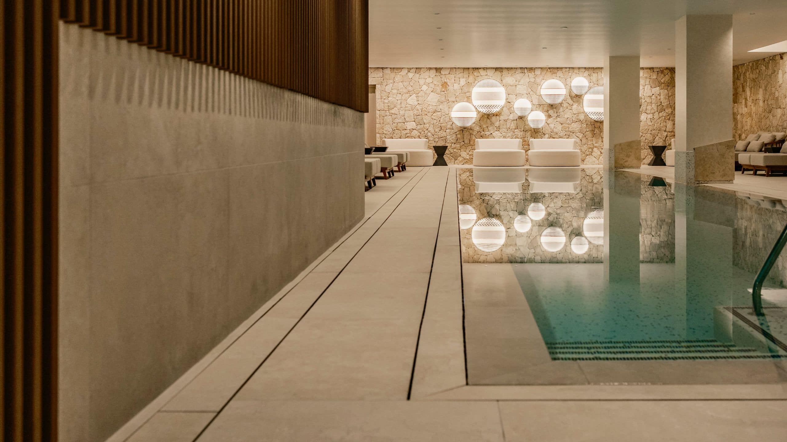 Hyatt Centric Malta Indoor Pool Sideline View