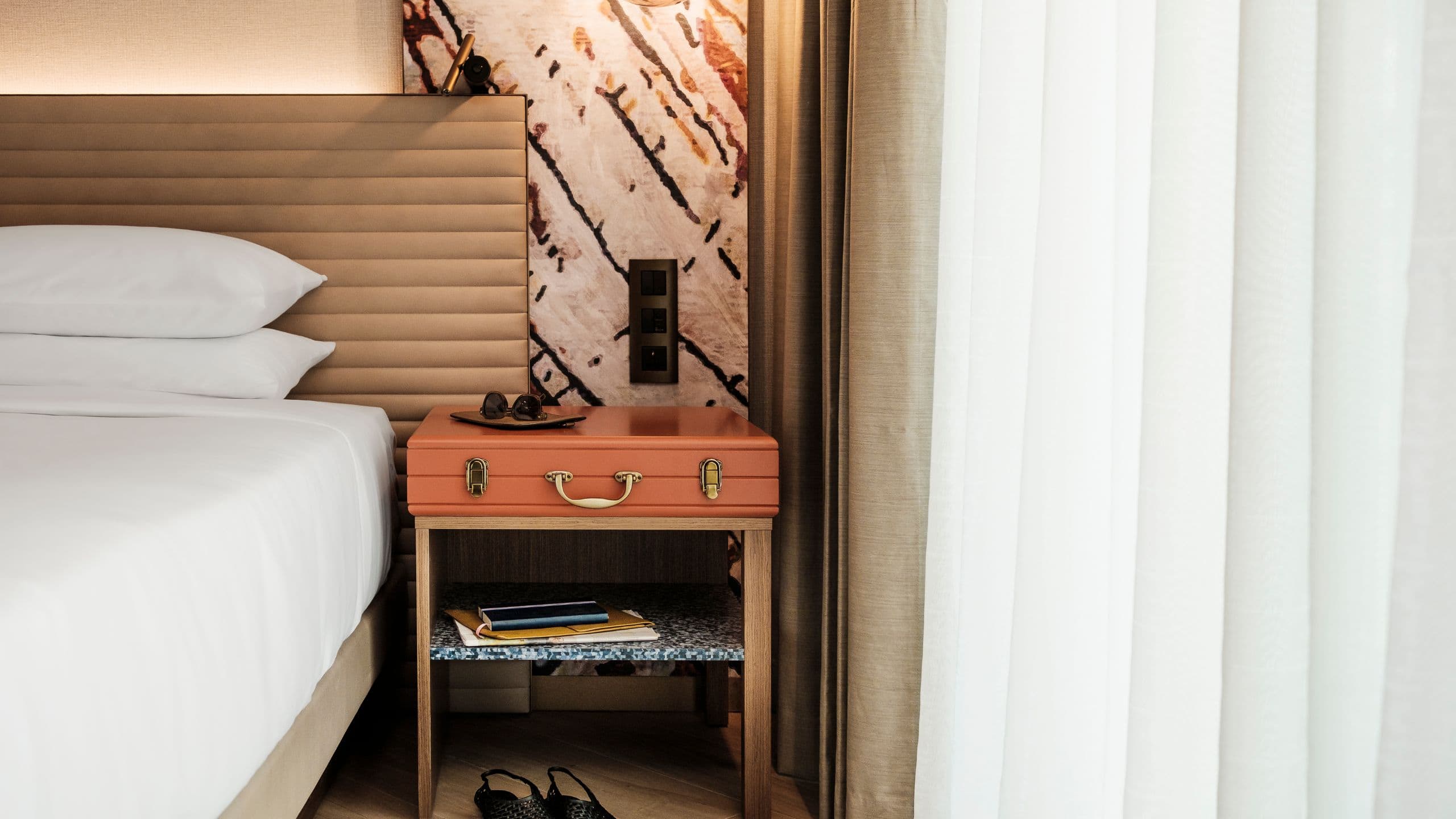 Hyatt Centric Malta Two Double Beds Night Stand