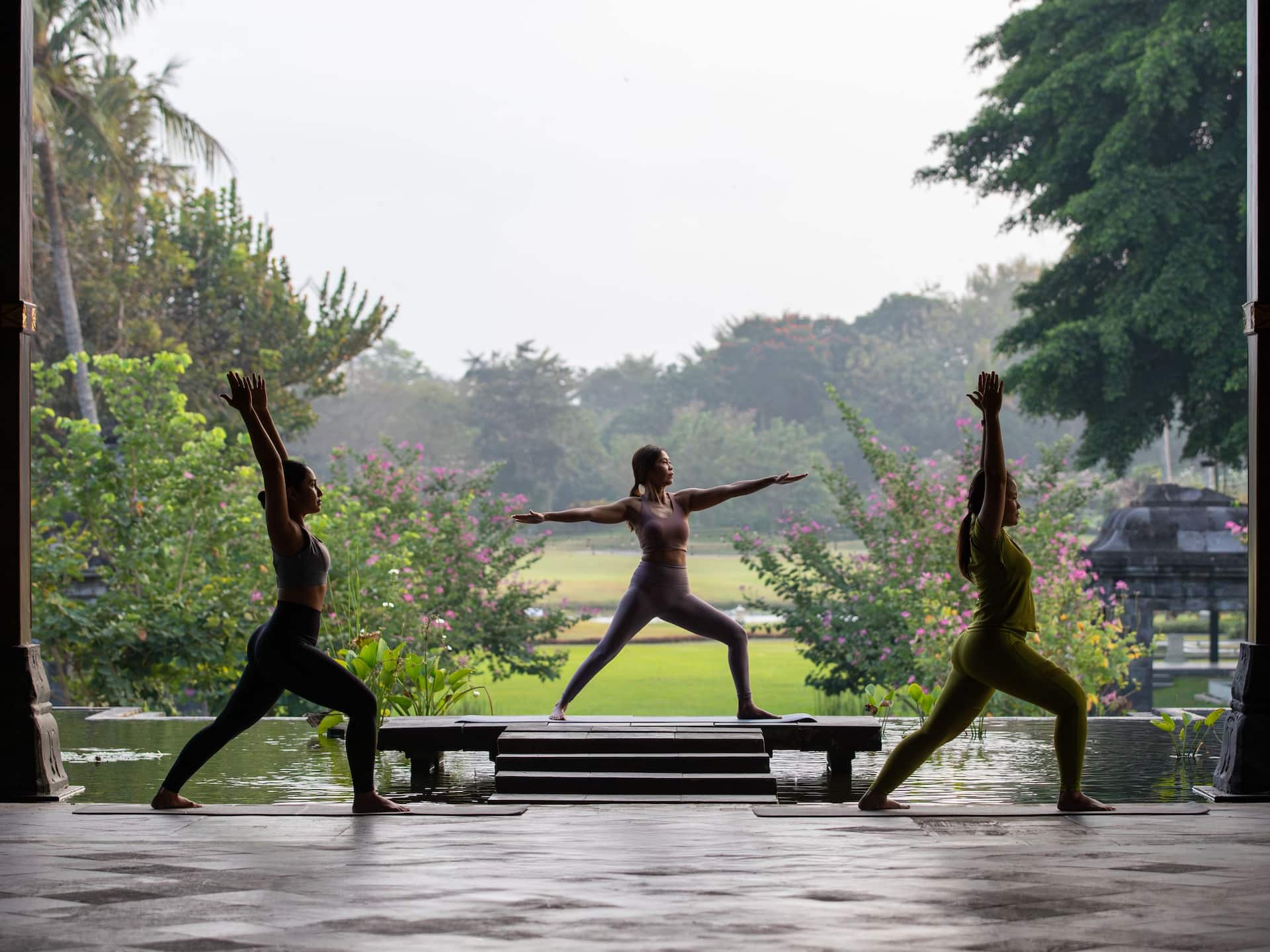 Hyatt Regency Yogyakarta Yoga At Lobby Court