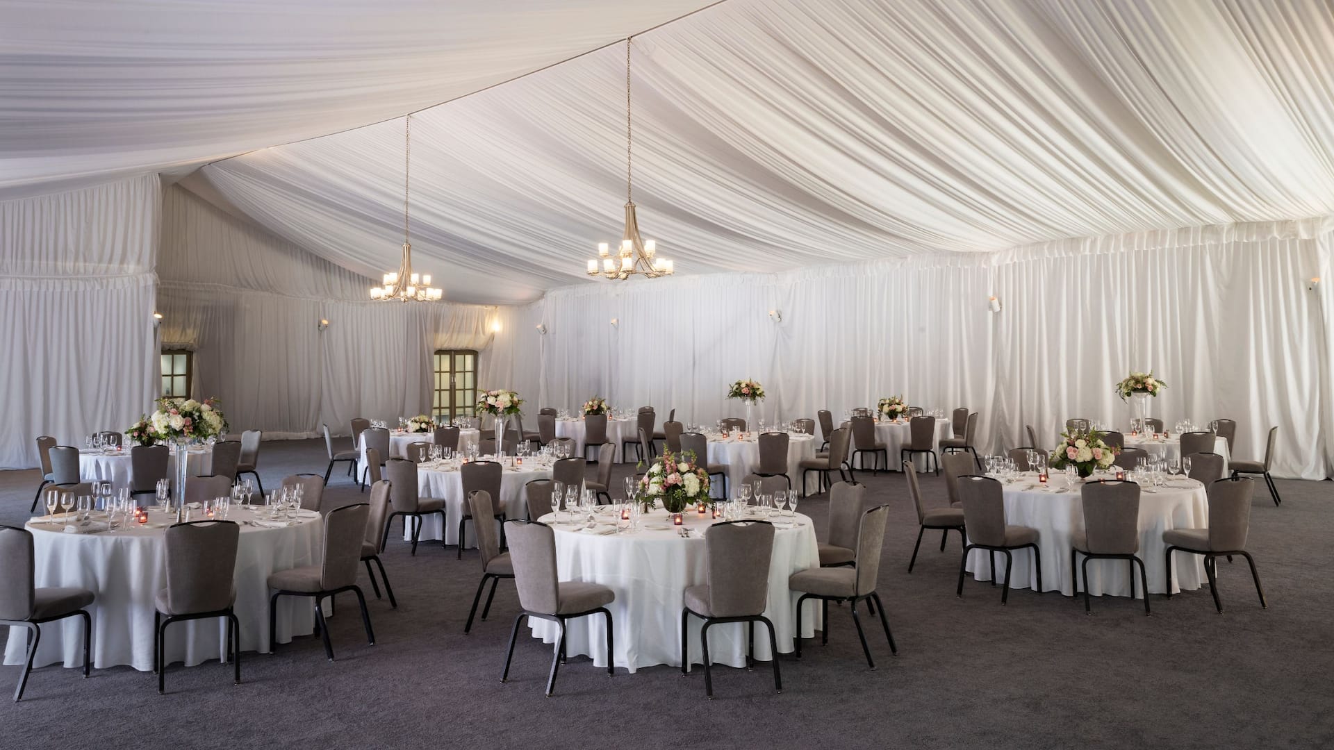 Hyatt Regency Greenwich Sun Court Ballroom Tent