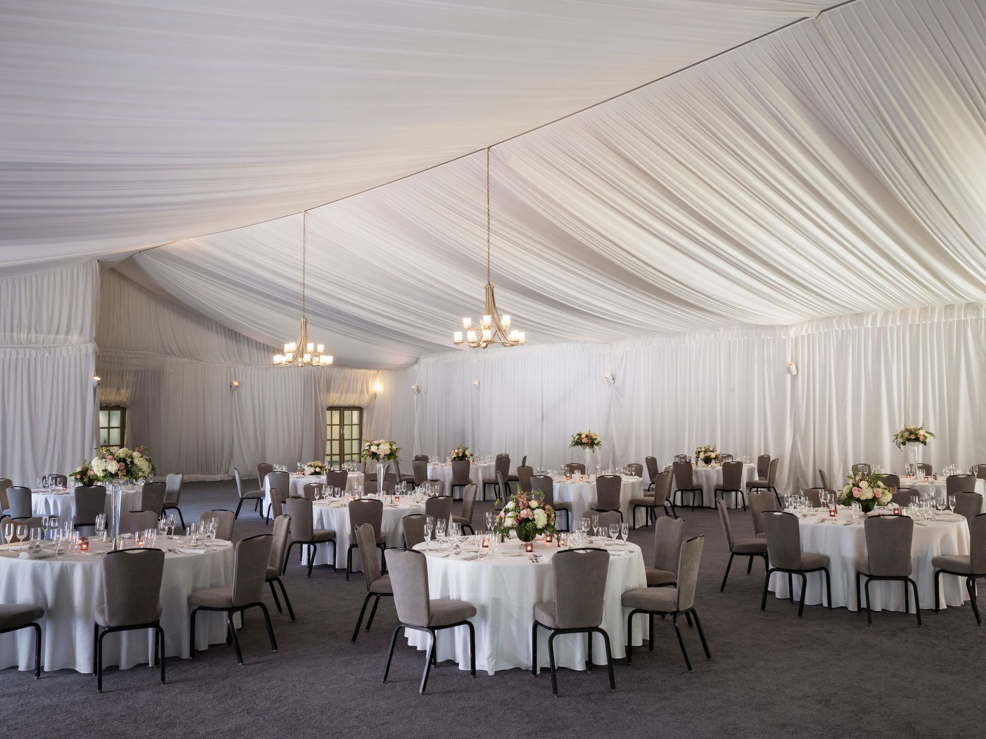 Hyatt Regency Greenwich Sun Court Ballroom Tent