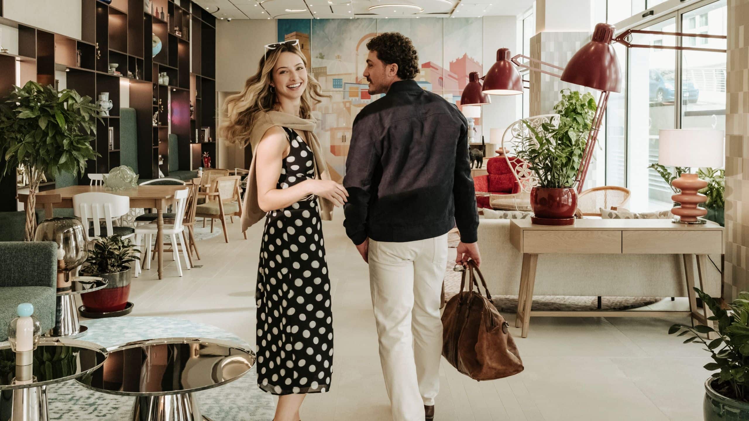 Hyatt Centric Malta Couple In The Lobby