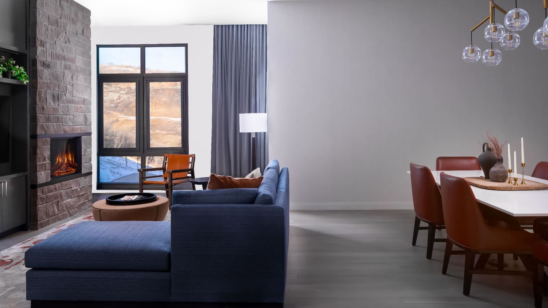 Grand Hyatt Deer Valley Exec Suite 1 King Bed Acc Tub Living