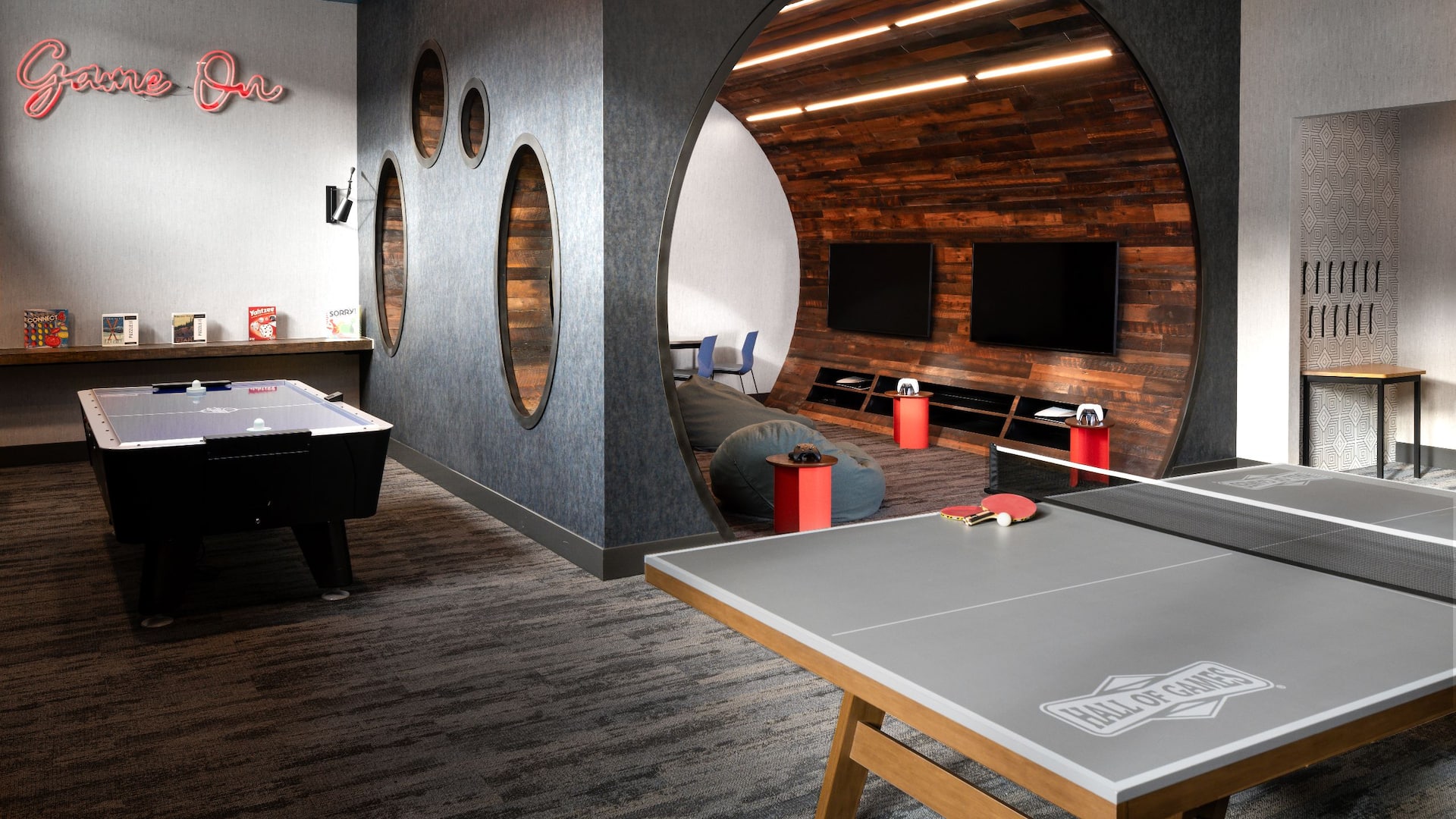 Grand Hyatt Deer Valley Nexus Lounge Game Room