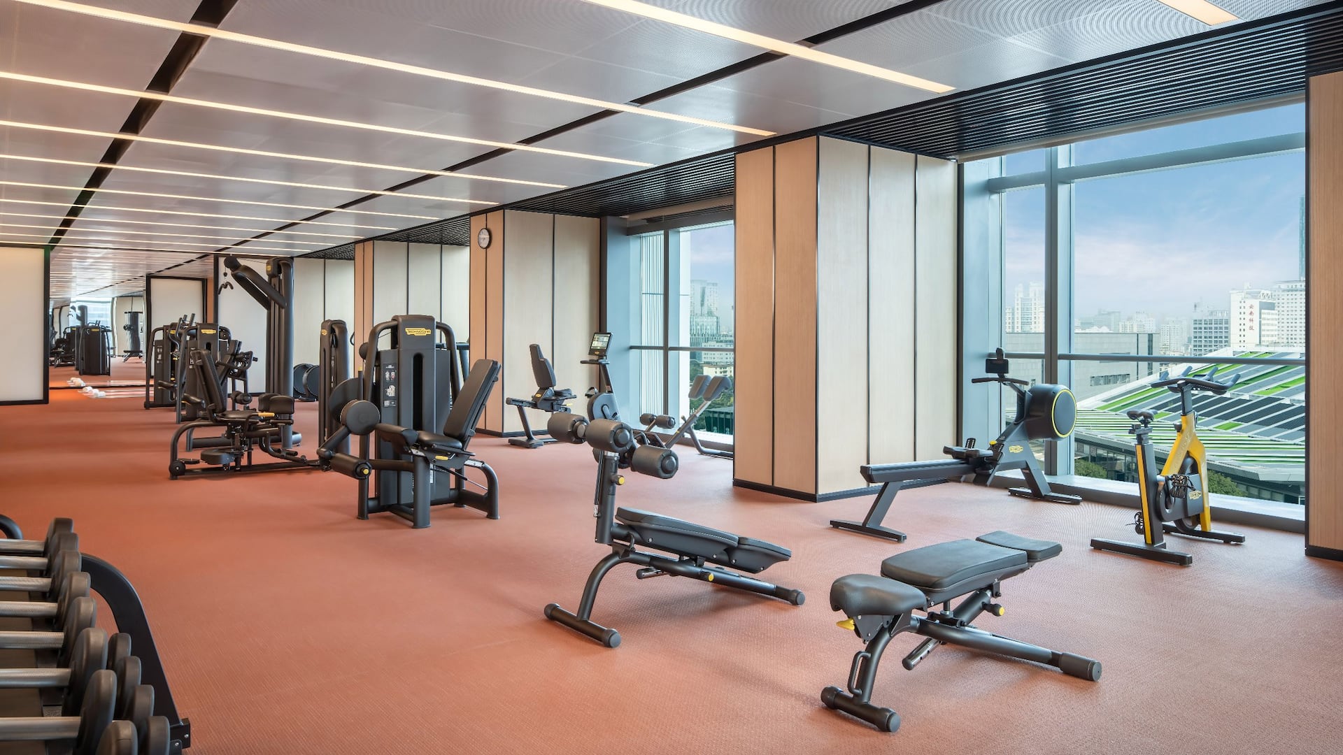 Grand Hyatt Kunming Fitness Center Weight Bench