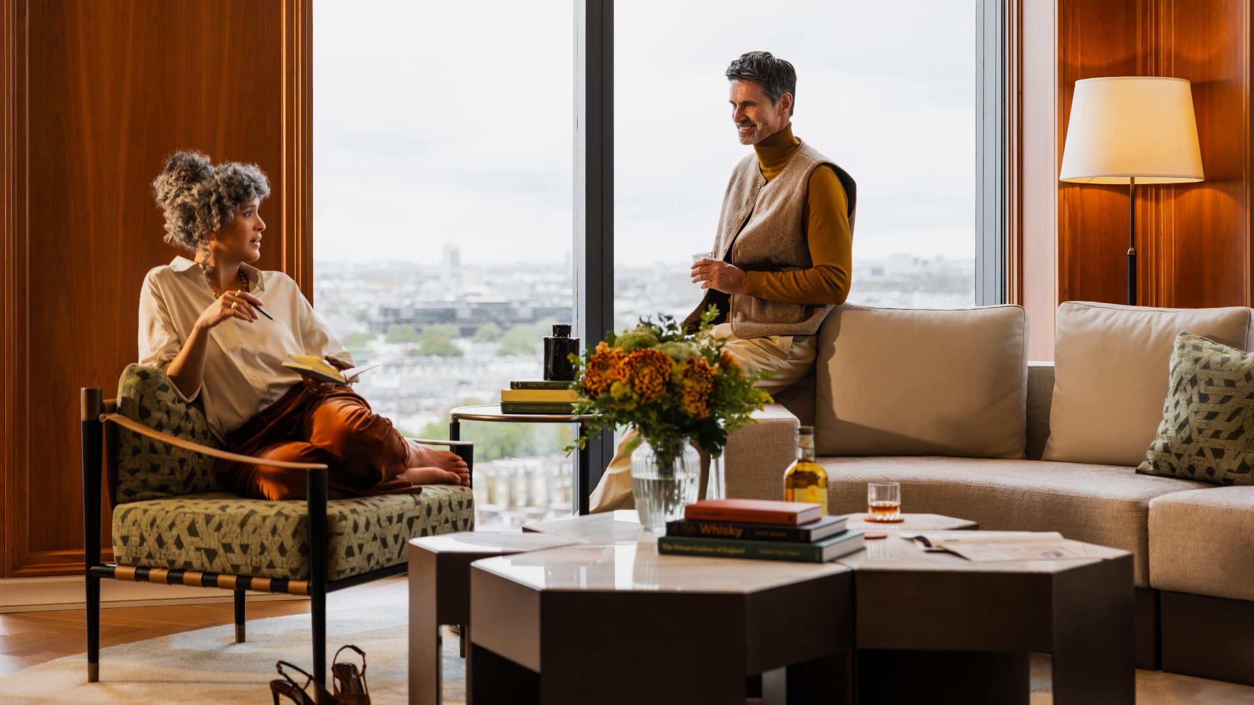 Park Hyatt London River Thames Suite Living Room