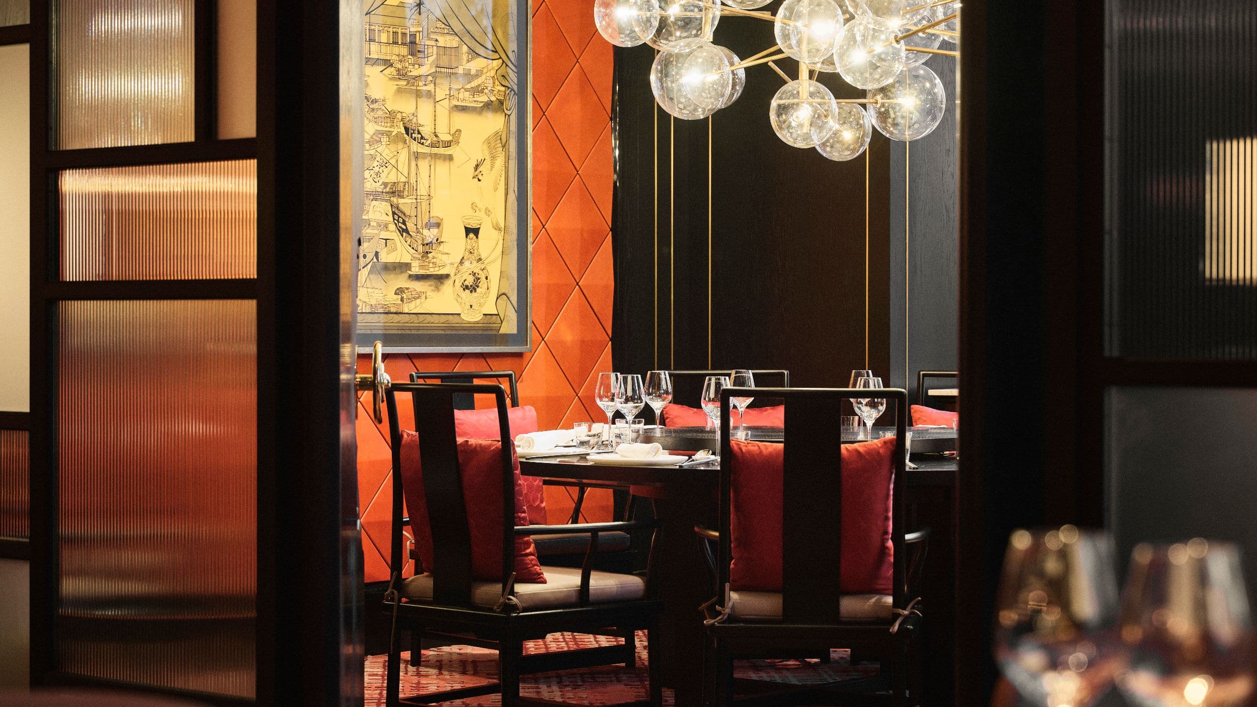 Park Hyatt London River Thames Yuge Seating Area Private Dining