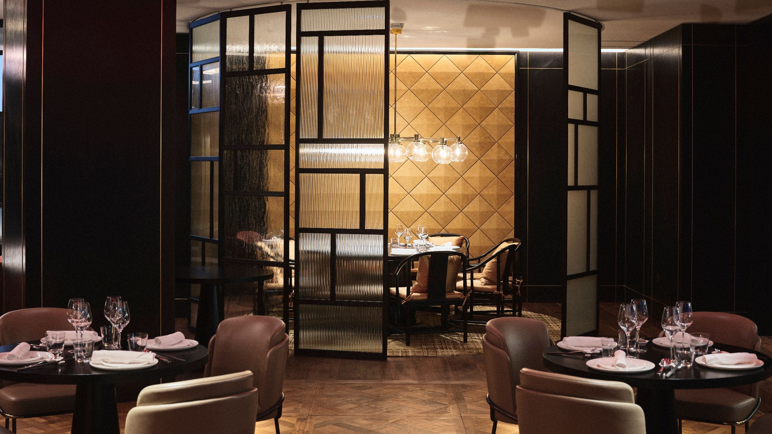 Park Hyatt London River Thames Yuge Seating Area Semi Private Dining