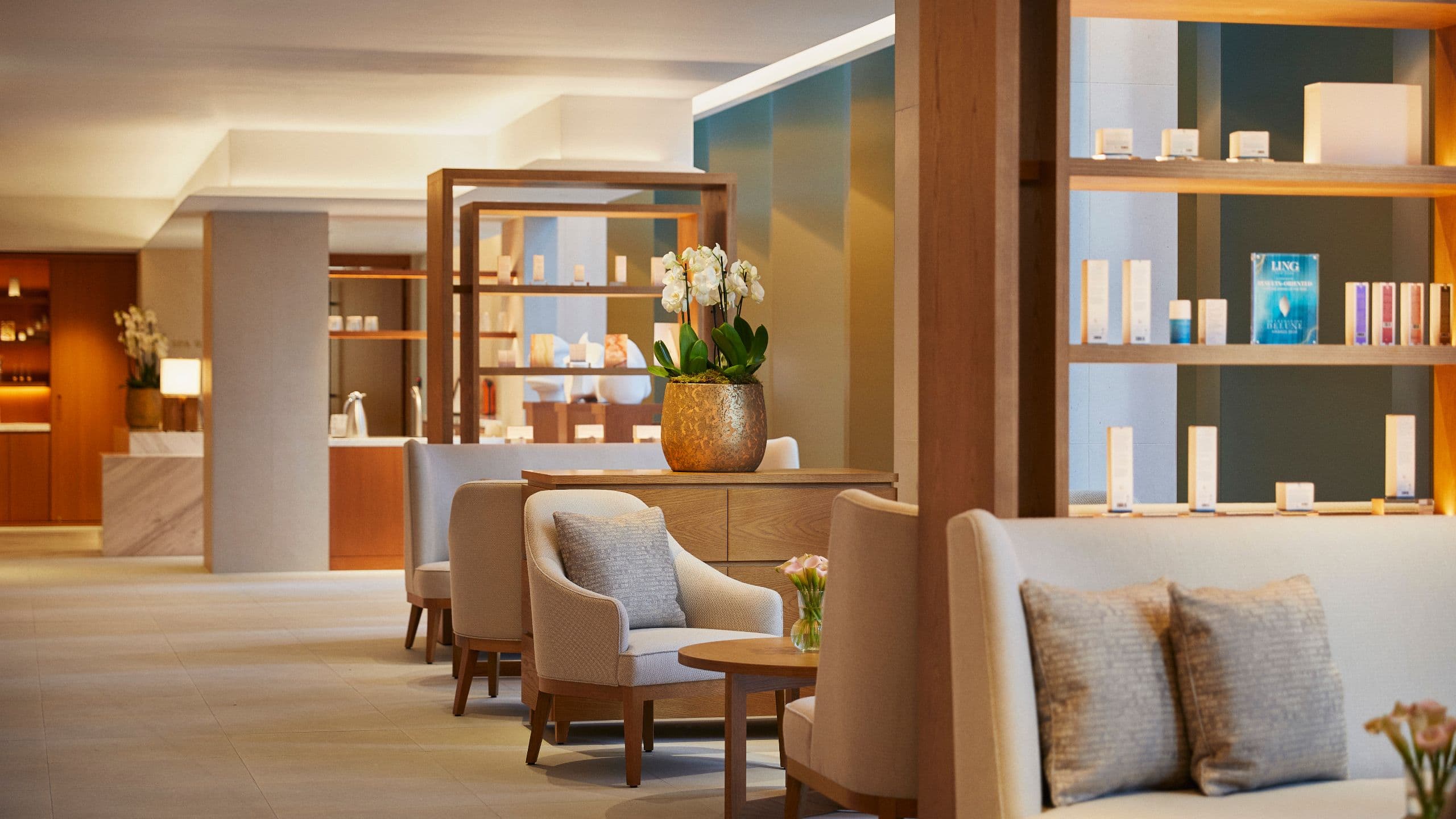 Park Hyatt London River Thames Spa Lounge Area