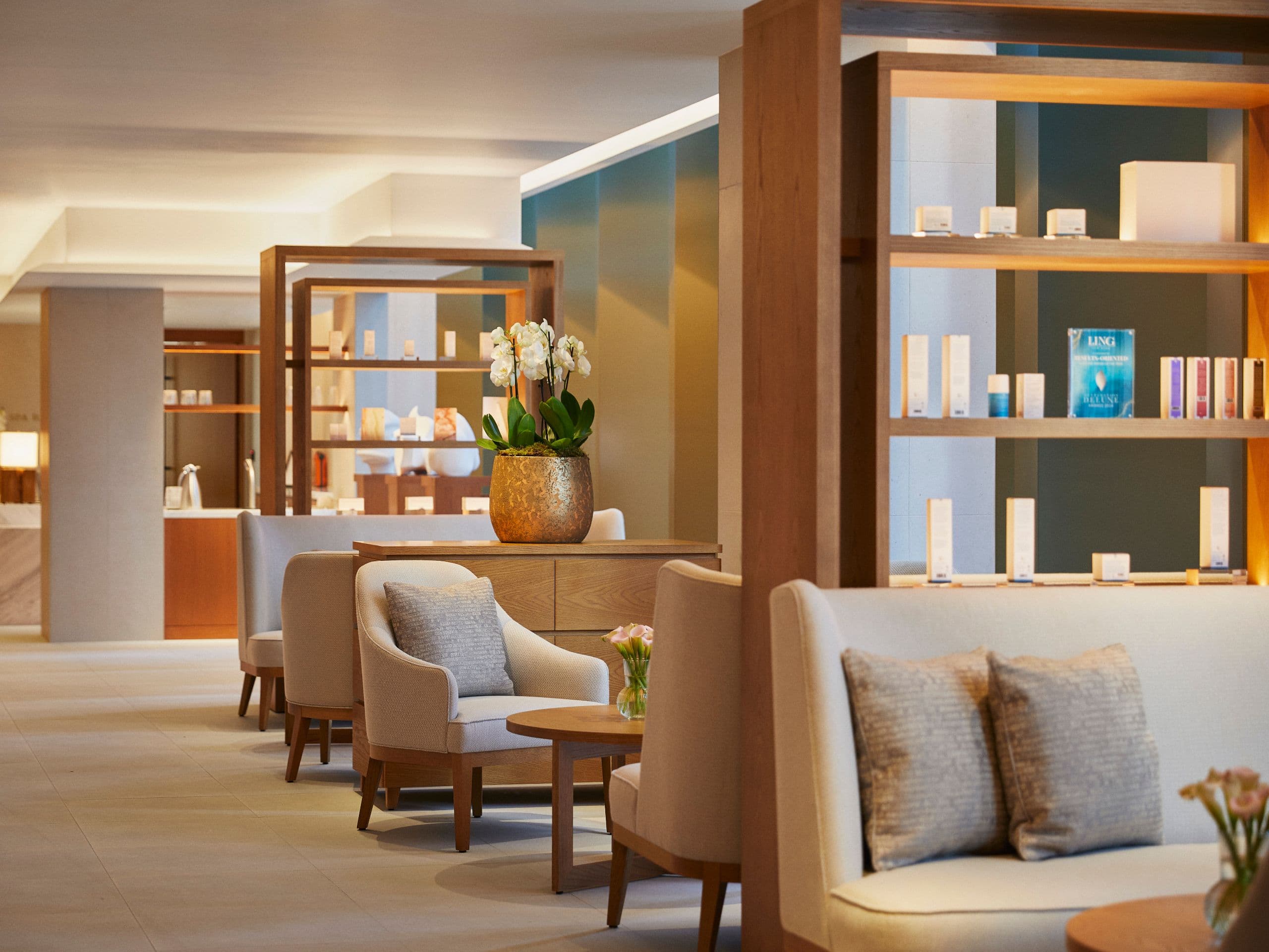 Park Hyatt London River Thames Spa Lounge Area