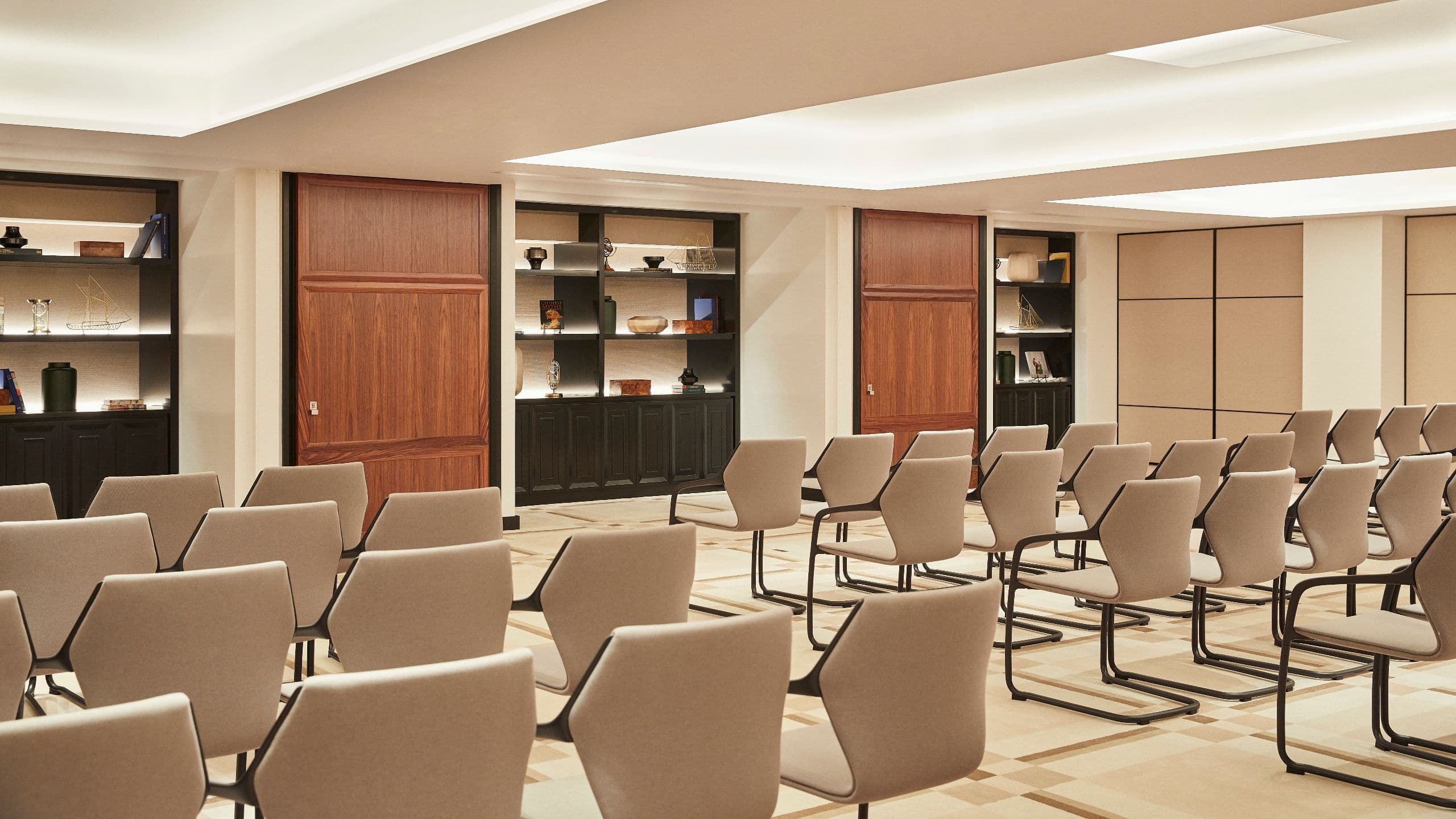 4 of 7 Park Hyatt London River Thames Meeting Room Theatre Back Side View One