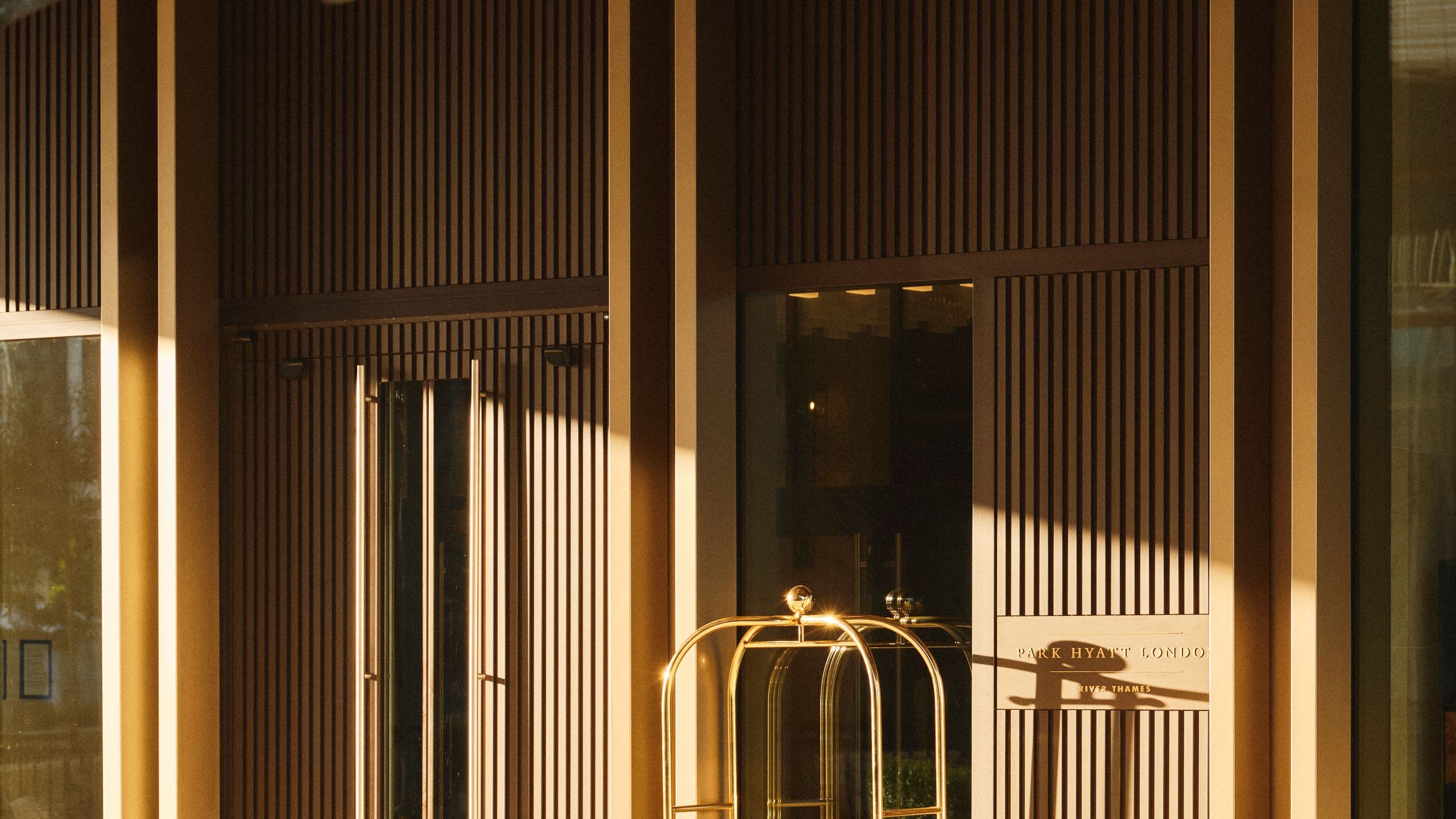 Park Hyatt London River Thames Guest Entrance Outside Sunset View