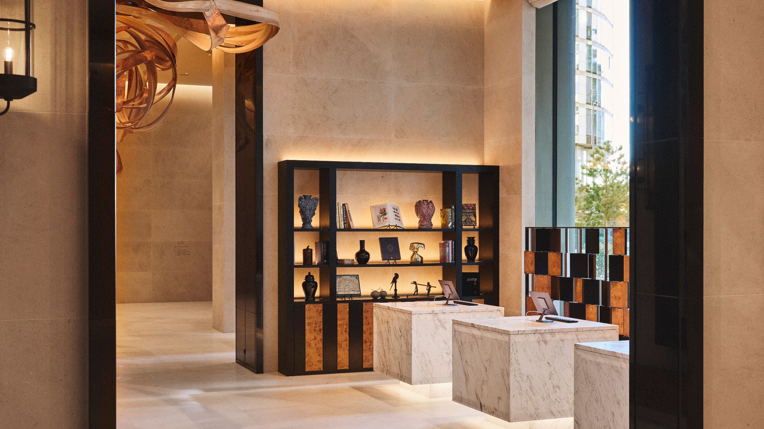 Park Hyatt London River Thames Lobby Reception Desks
