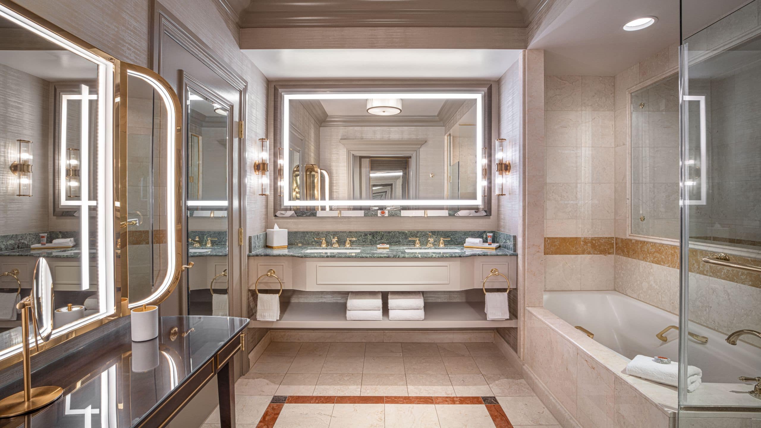 3 of 3 The Venetian Renovated Luxury Suite Bath