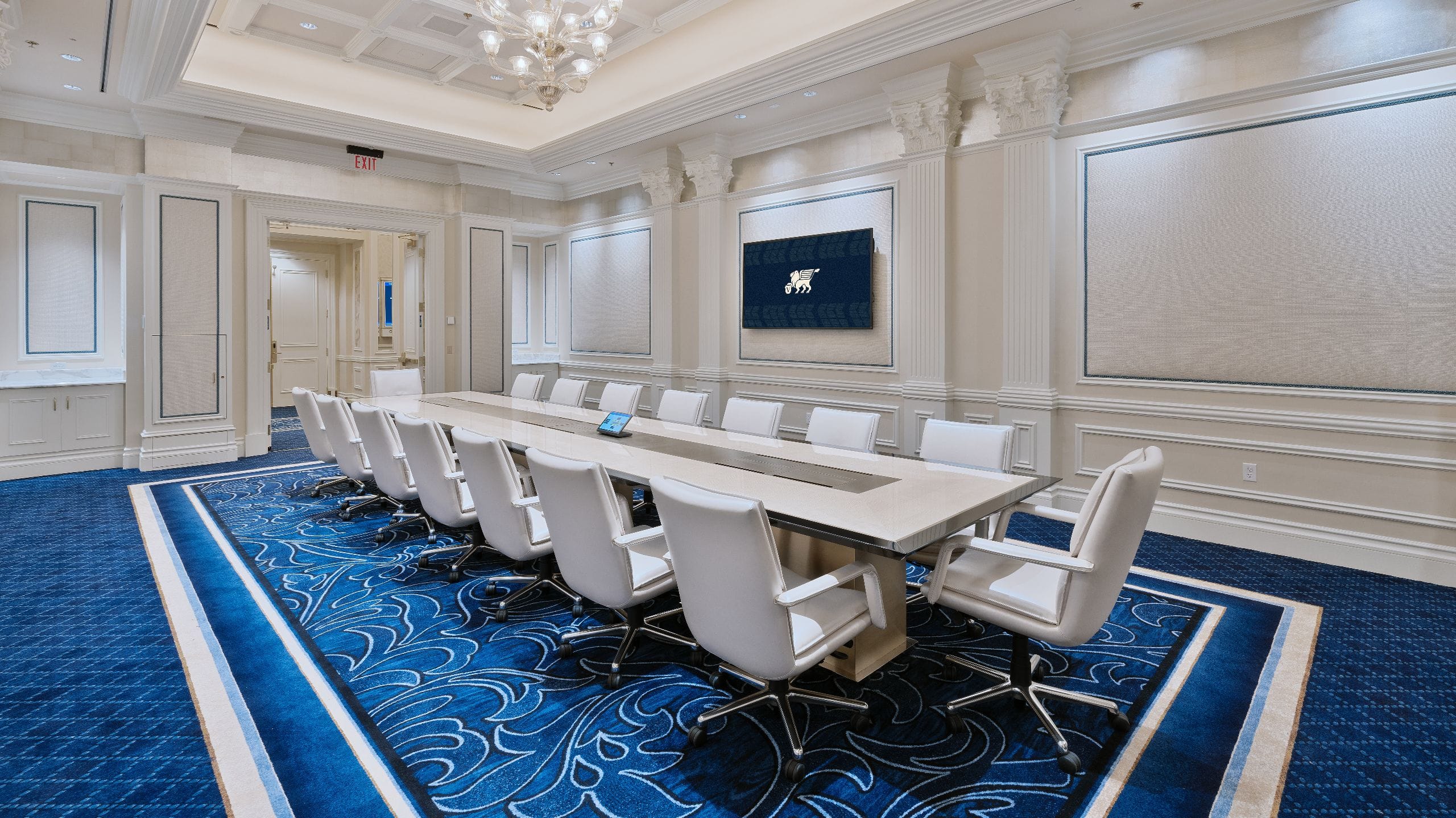 Boardroom Meeting Setup