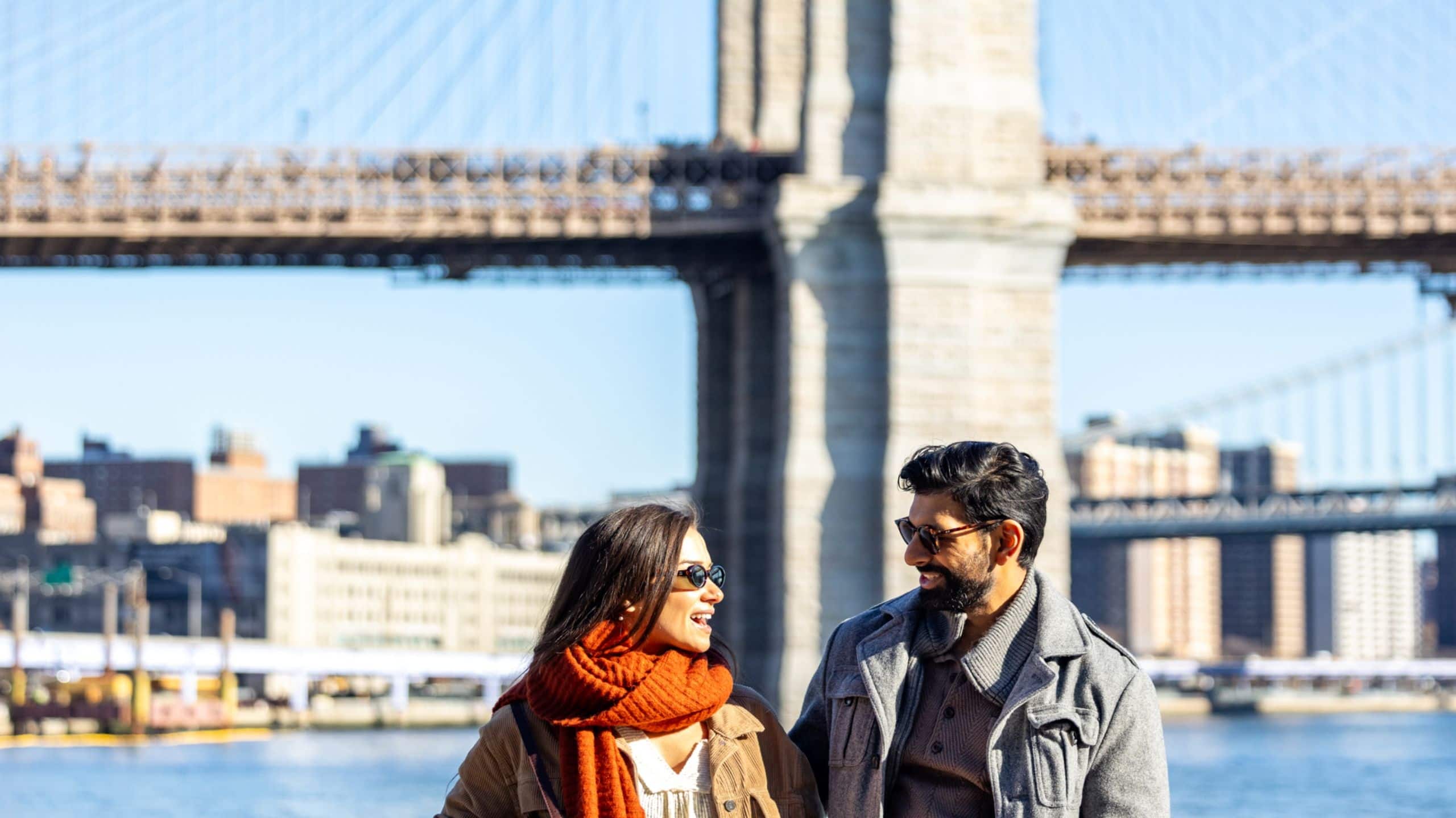 Hotel 50 Bowery Couple Brooklyn Bridge