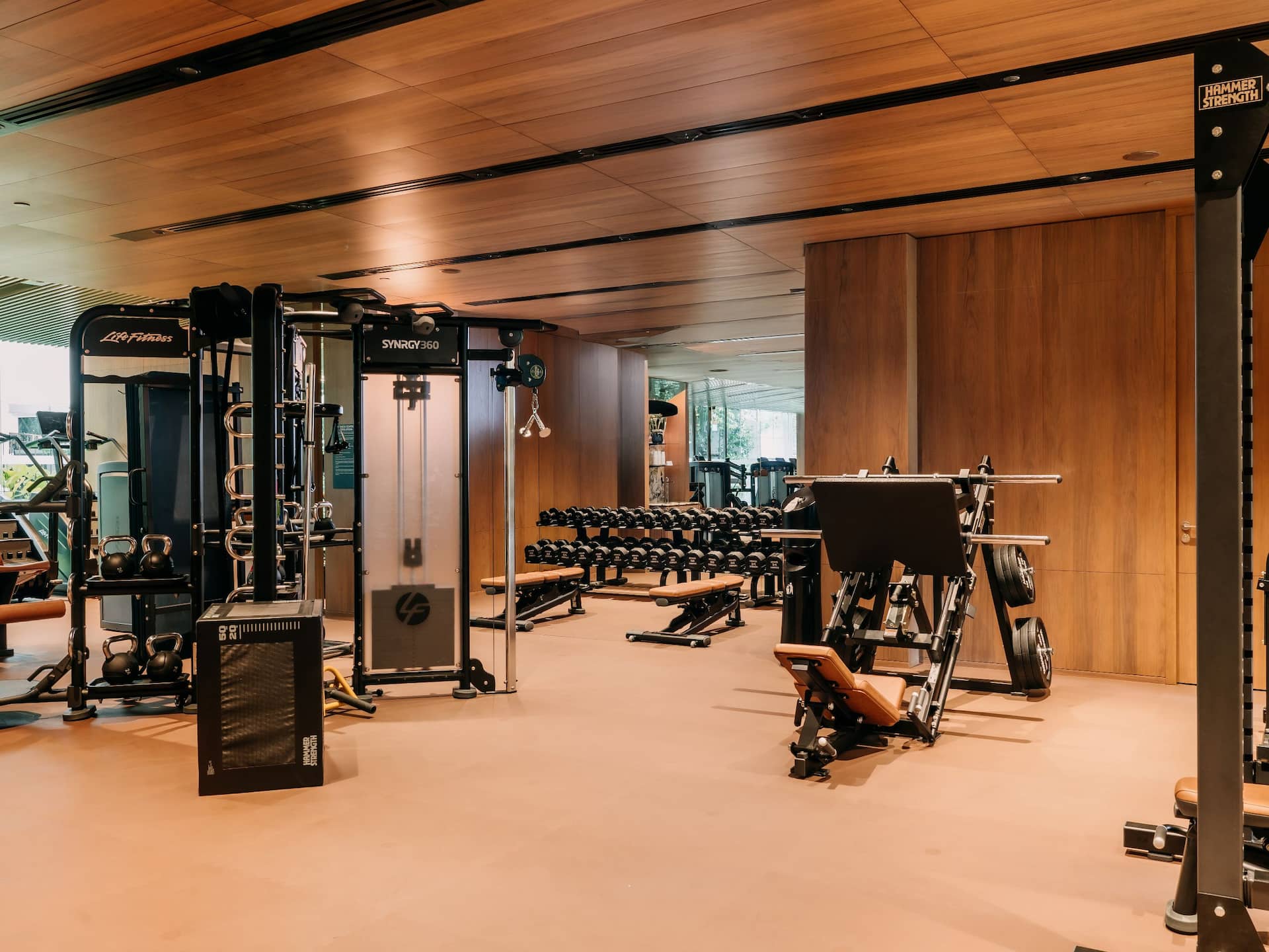 Grand Hyatt Singapore Fitness Center Weights