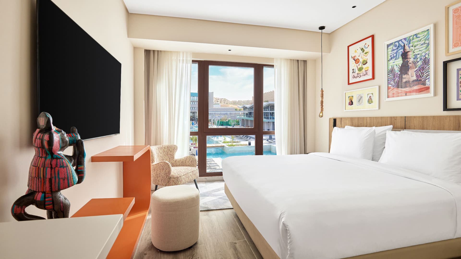 1 of 5 Hyatt Centric Cairo West King Bed Pool View