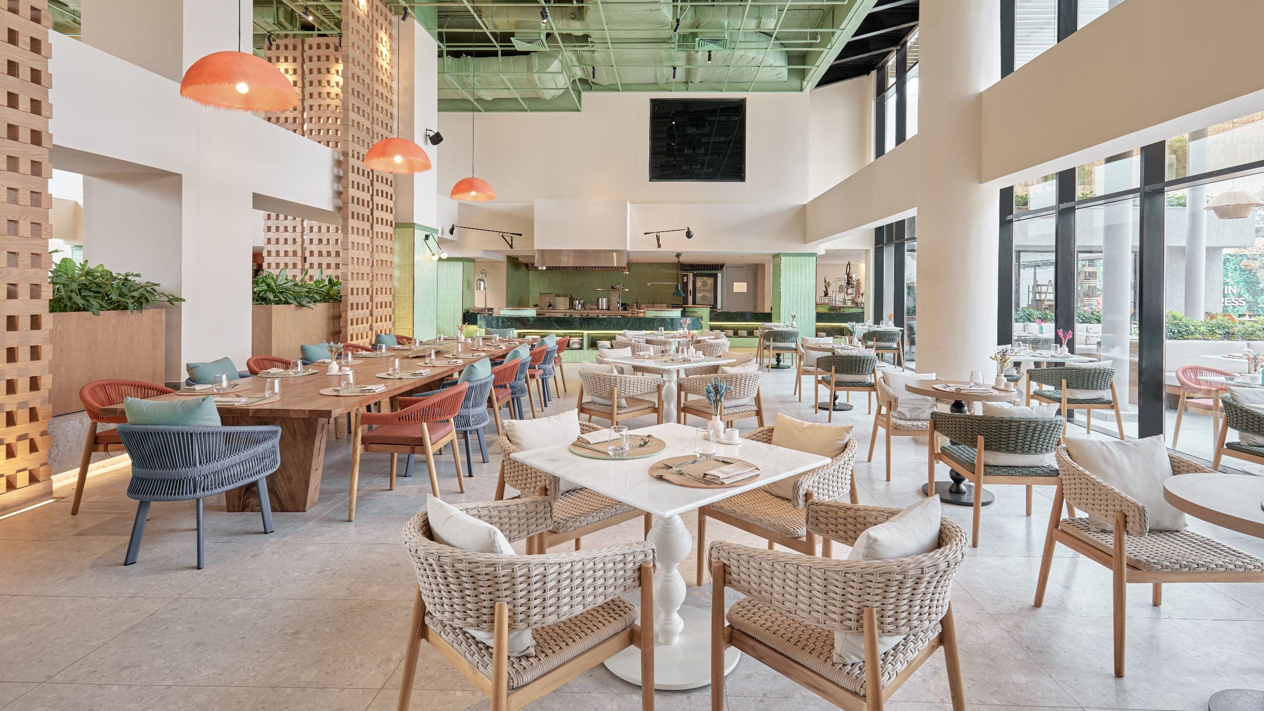 Hyatt Centric Cairo West Muse Restaurant Indoor Area Layout