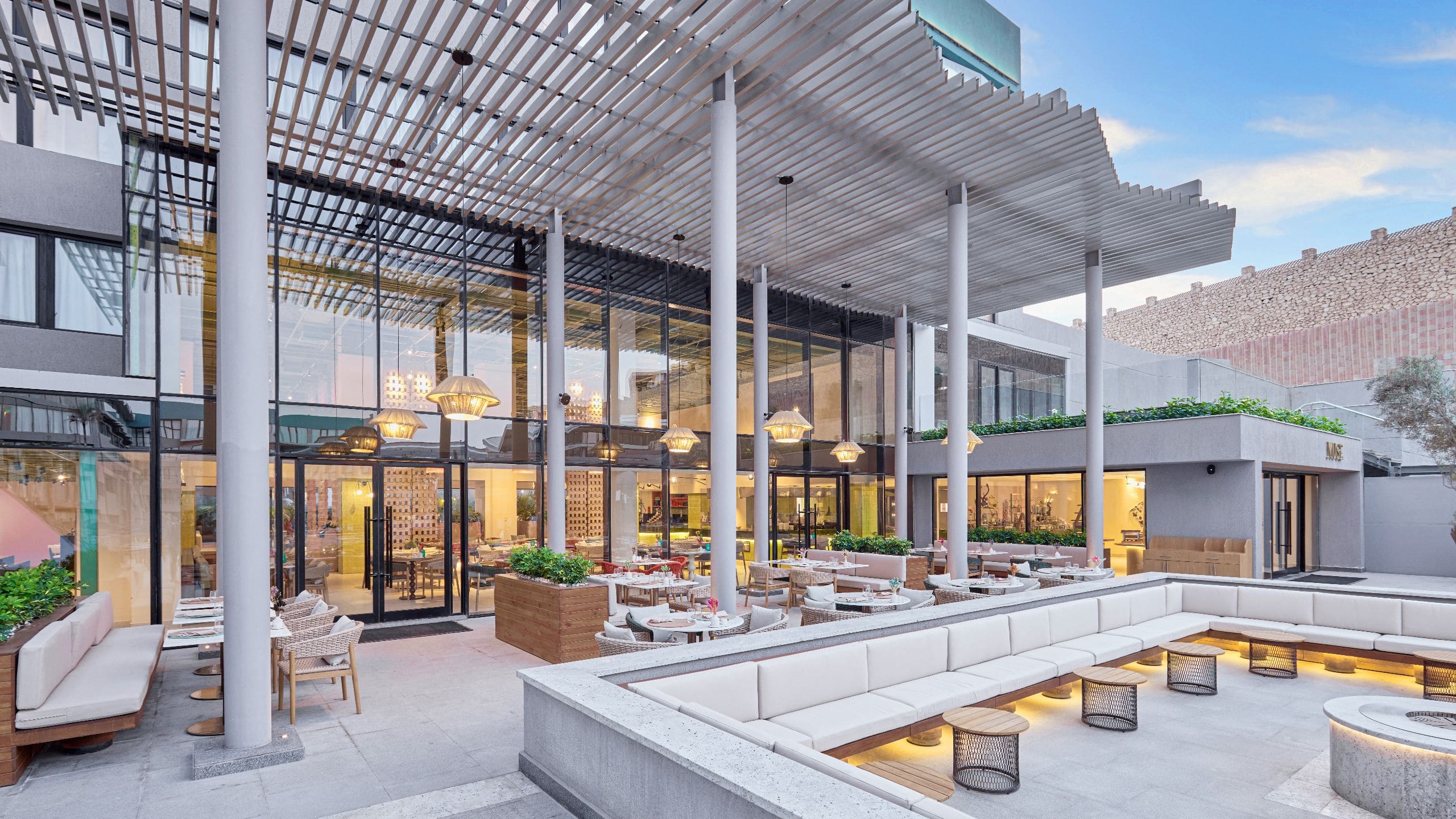 Hyatt Centric Cairo West Muse Restaurant Outdoor Area Seating