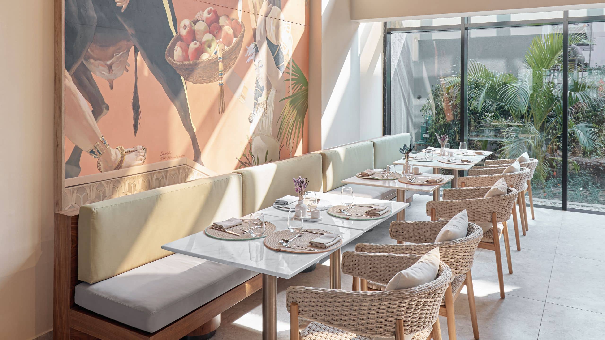 Hyatt Centric Cairo West Muse Restaurant Indoor Area Art