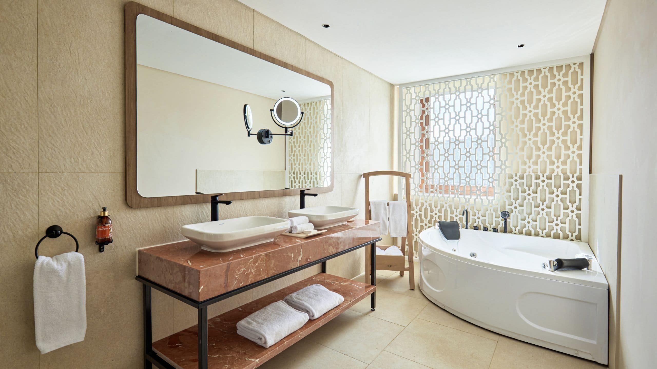 Hyatt Centric Cairo West Premium Suite Bathroom Pool View