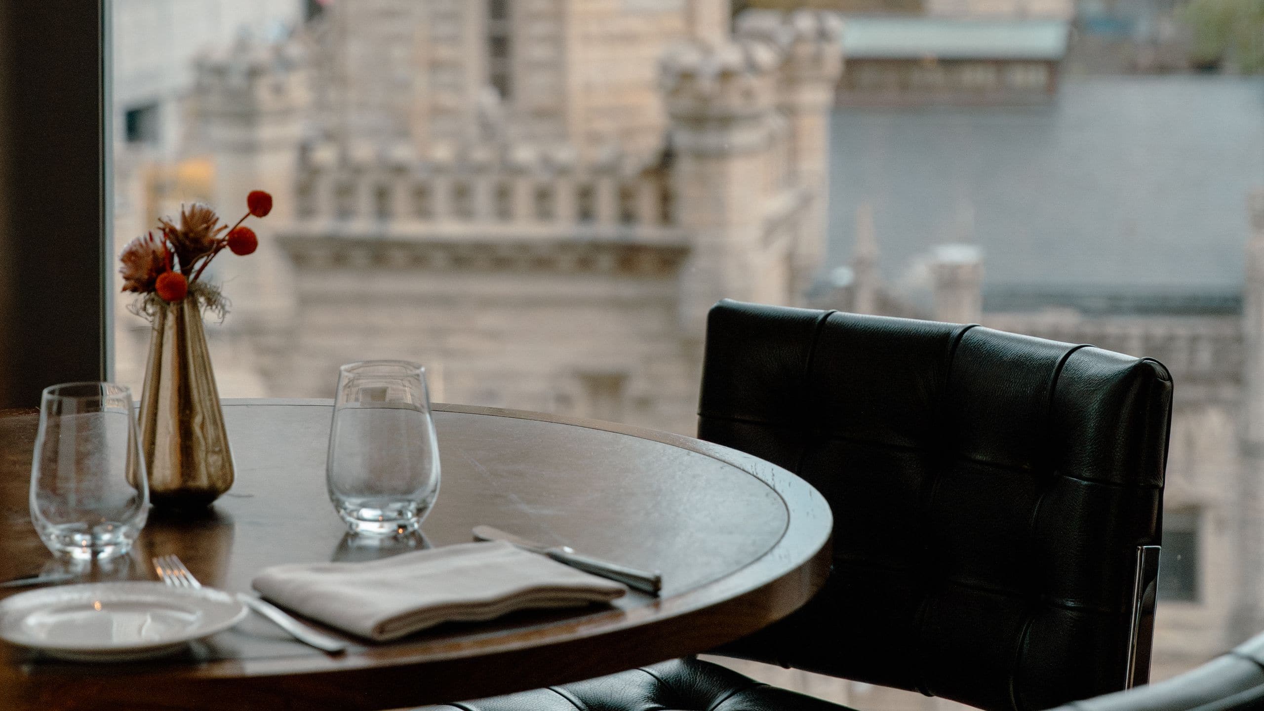 Park Hyatt Chicago Close Up Of Nomi Window Seating With