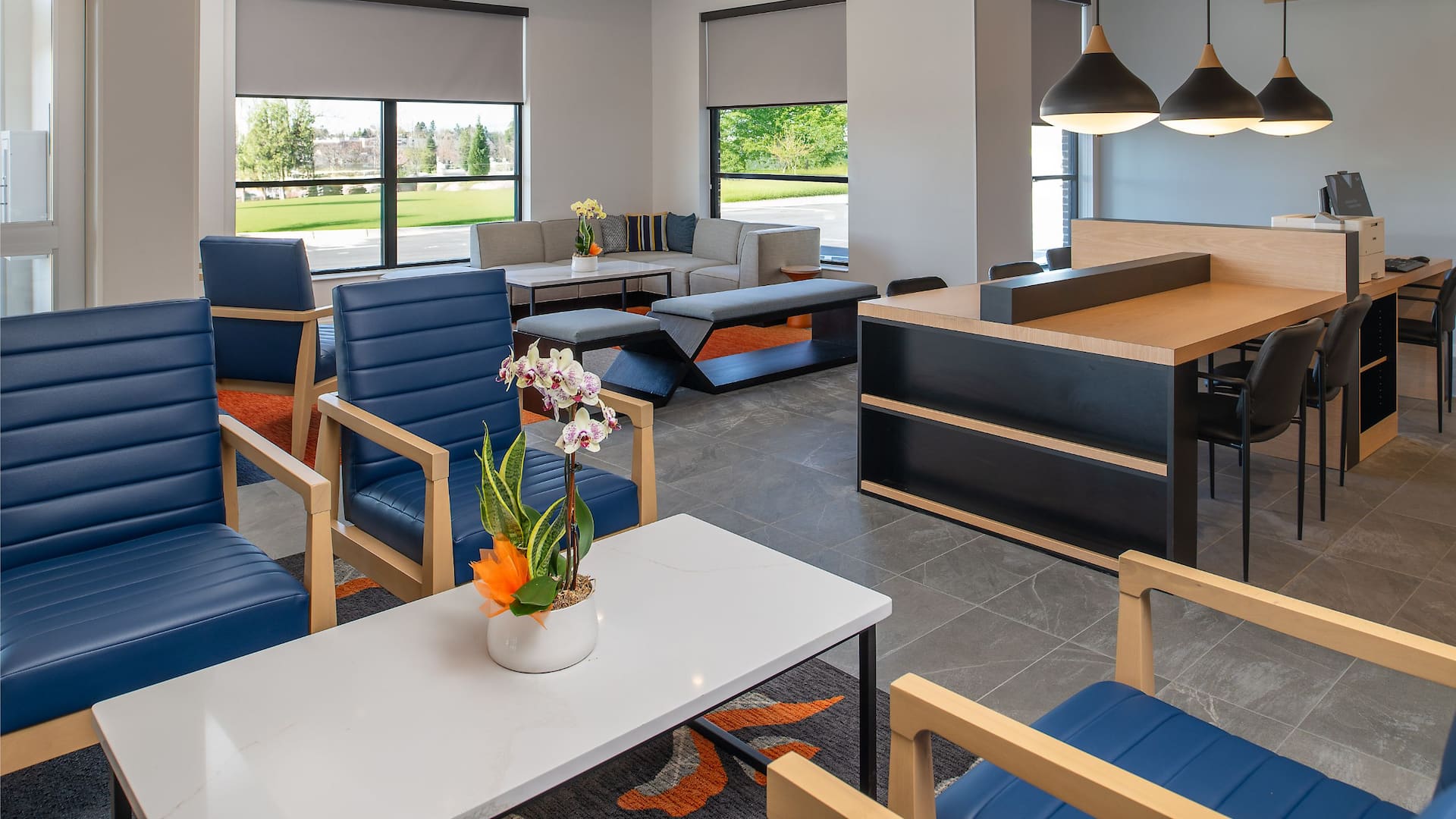 Hyatt House Auburn Hills / Detroit Lobby Seating Wide View