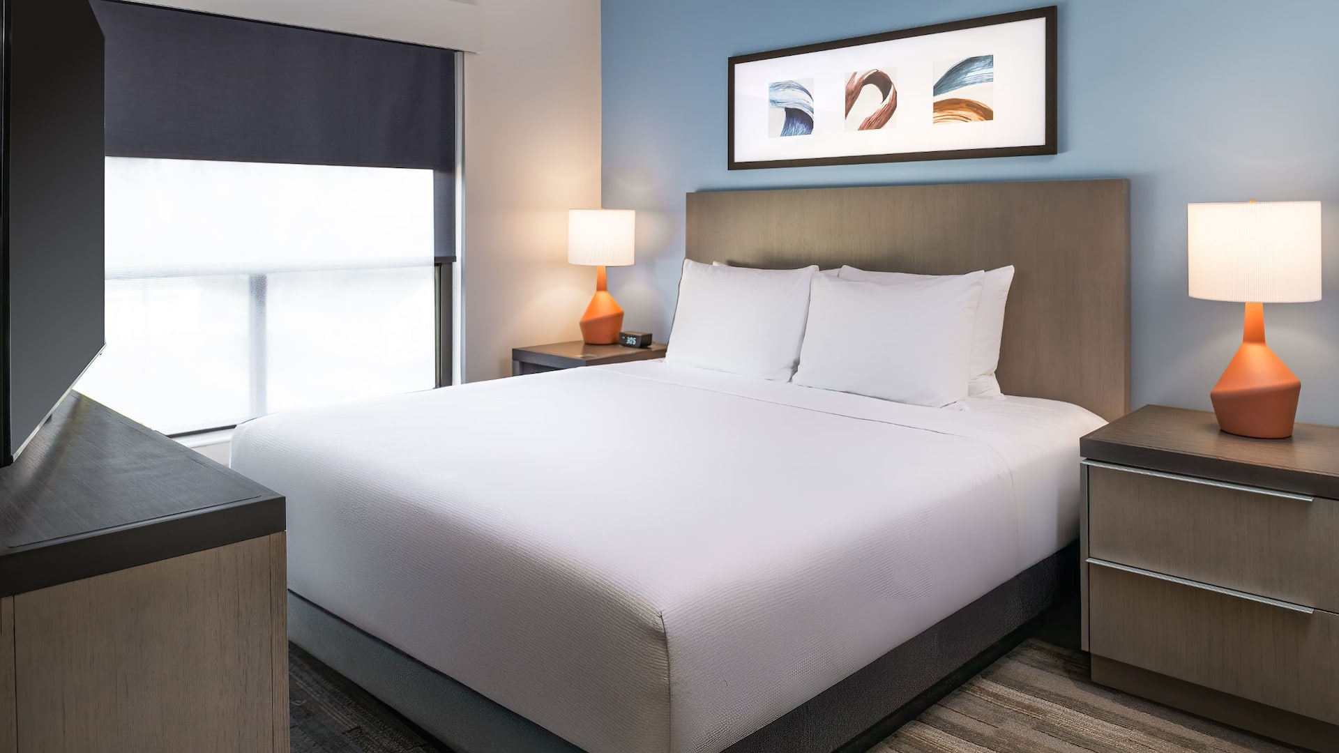 Hyatt House Auburn Hills / Detroit King Bed Studio Wide View