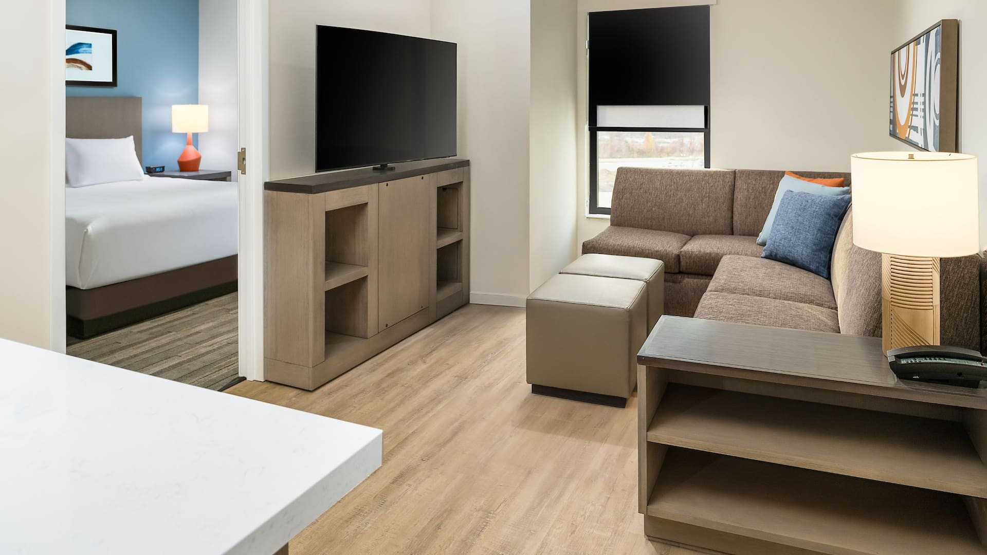 Hyatt House Auburn Hills / Detroit One Bedroom King Suite Living Area