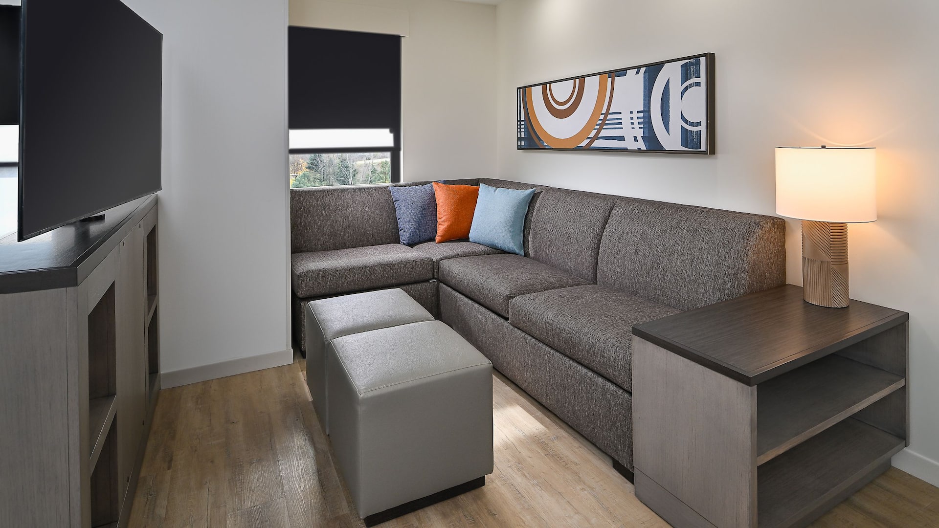 第 2，共 6 Hyatt House Auburn Hills / Detroit Studio Living Room Area