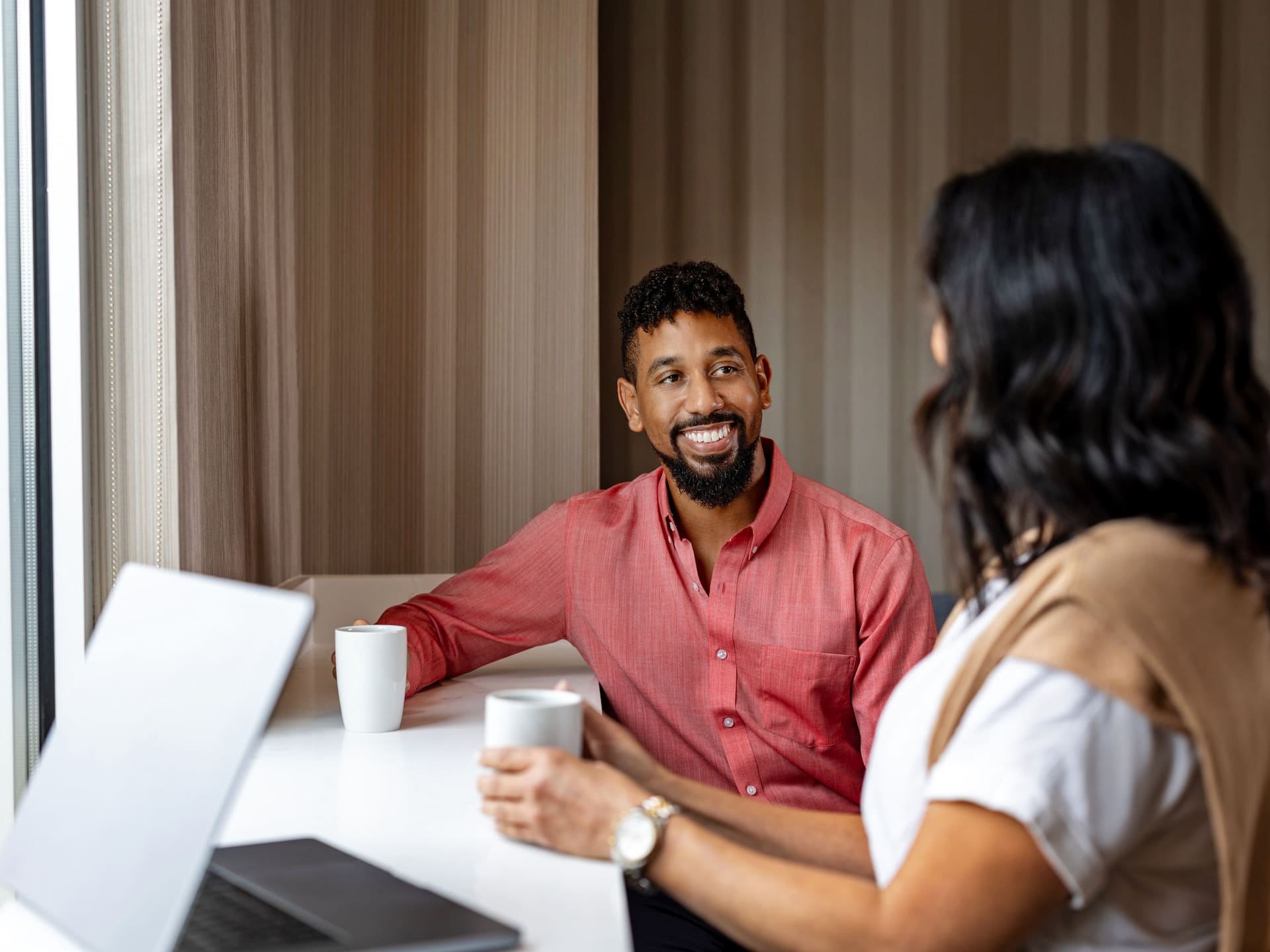 Hyatt Place HP_P0583 Business Meeting Coffee Woman And Man
