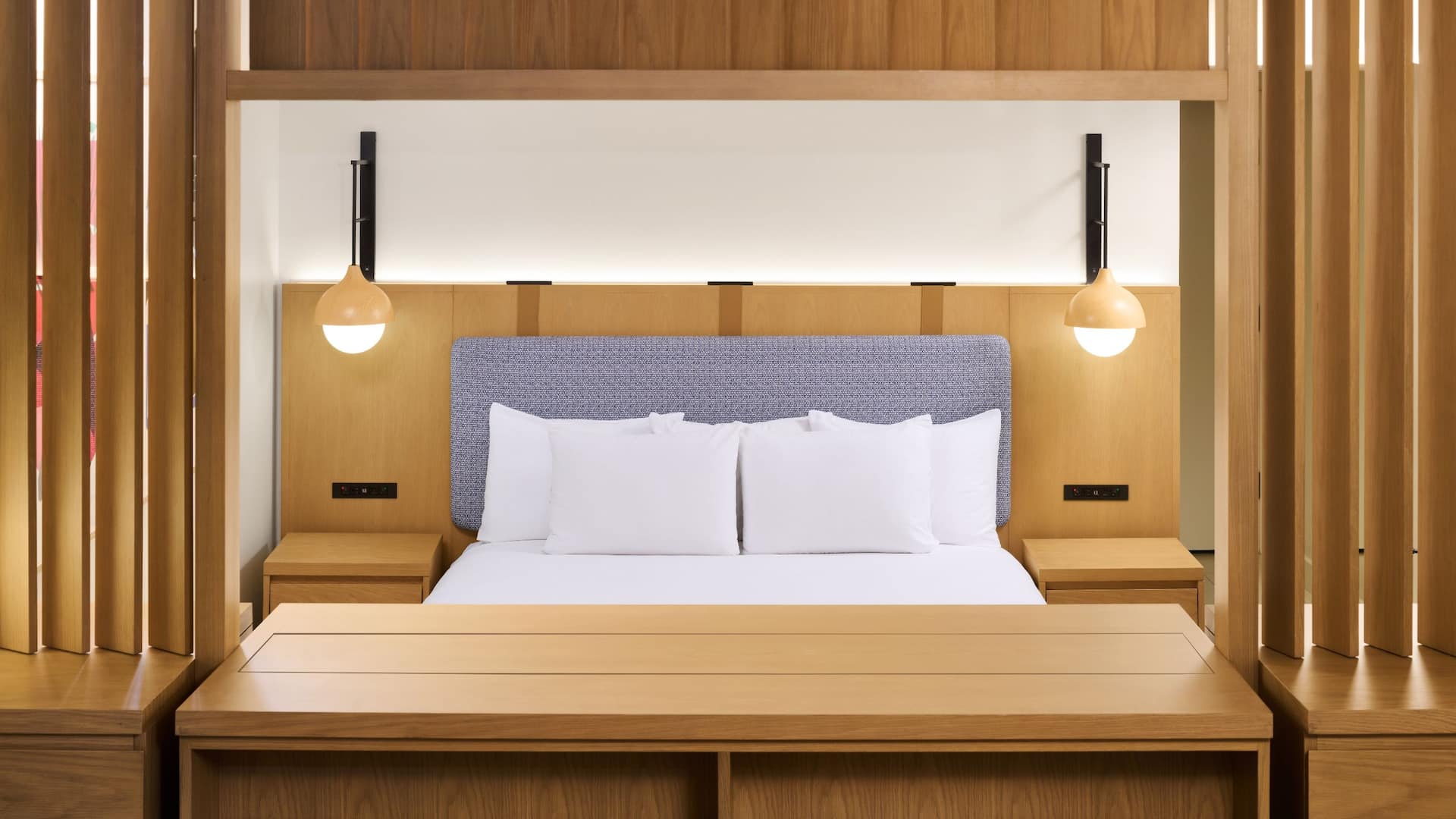7/11 Hyatt Regency Waikiki Beach Resort and Spa One King Bed Jr Suite Bed With Tv Down
