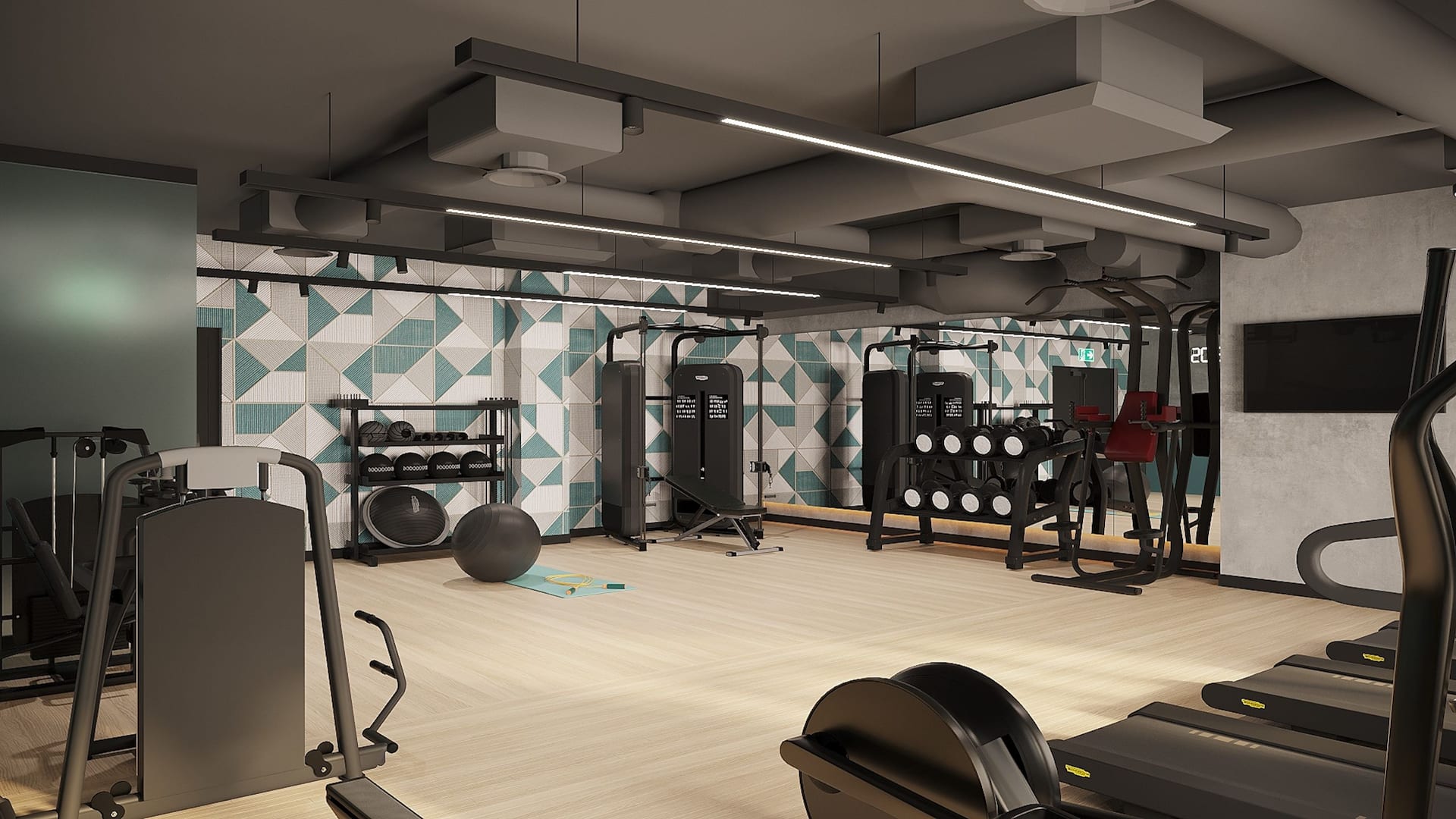 Hyatt Place Tallinn Fitness Centre Free Weights