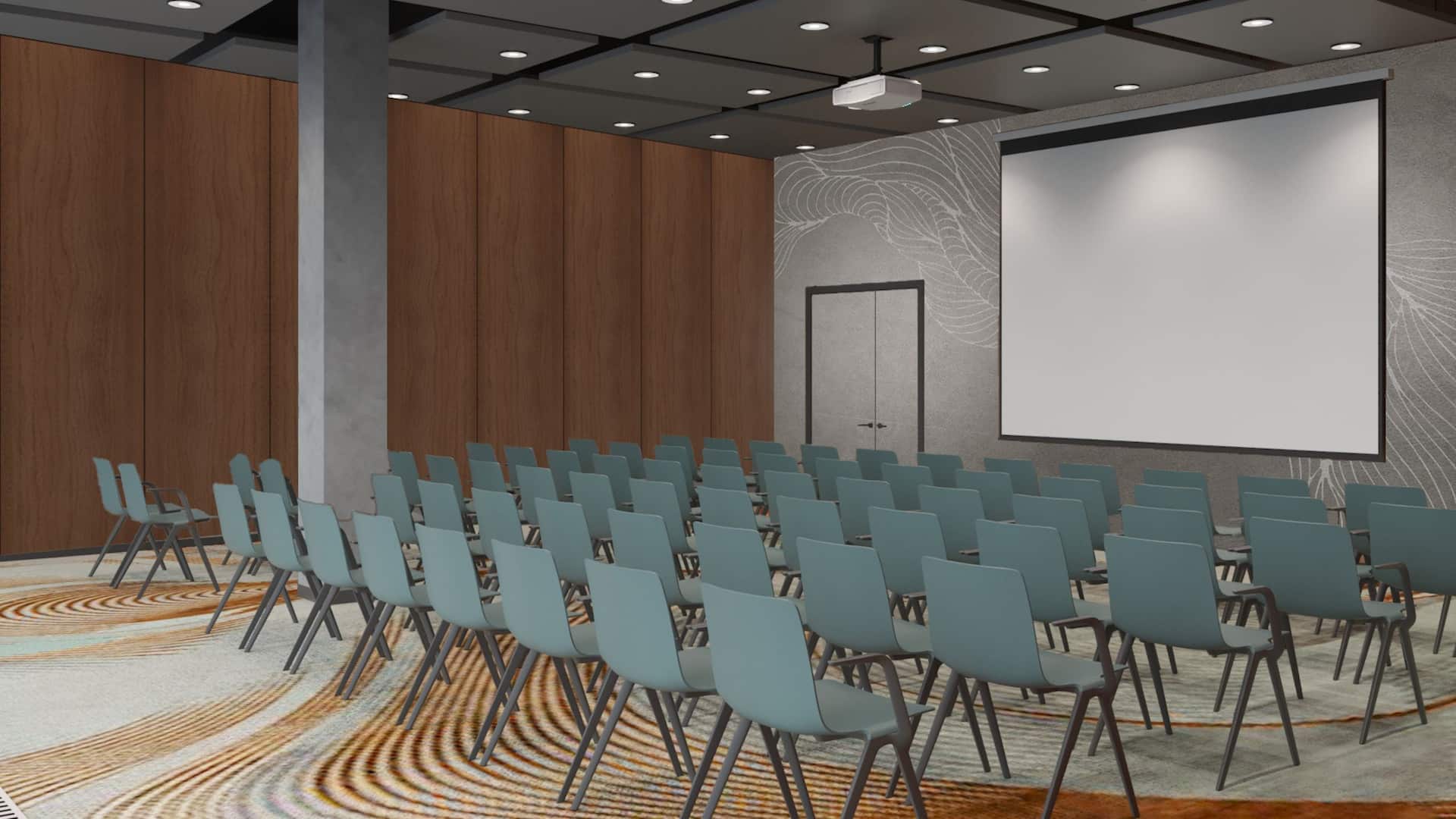 Hyatt Place Tallinn Meeting Space With A Screen