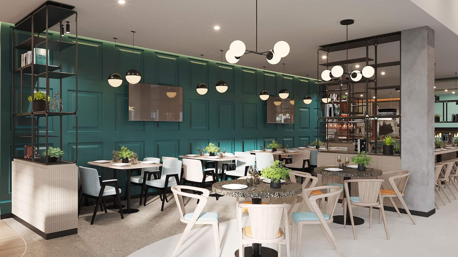 Hyatt Place Tallinn Zoom Dining Round Tables