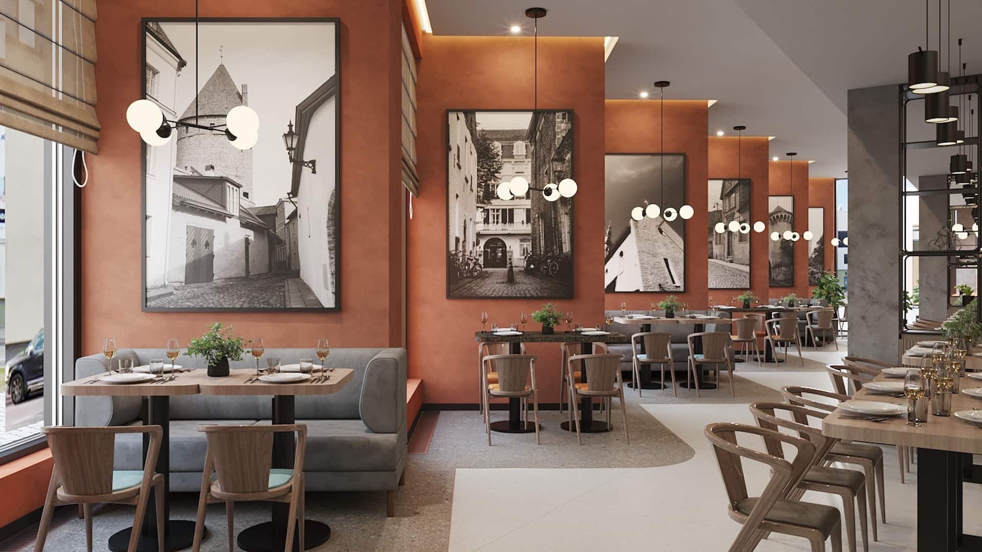 Hyatt Place Tallinn Zoom Dining Tables By The Windows