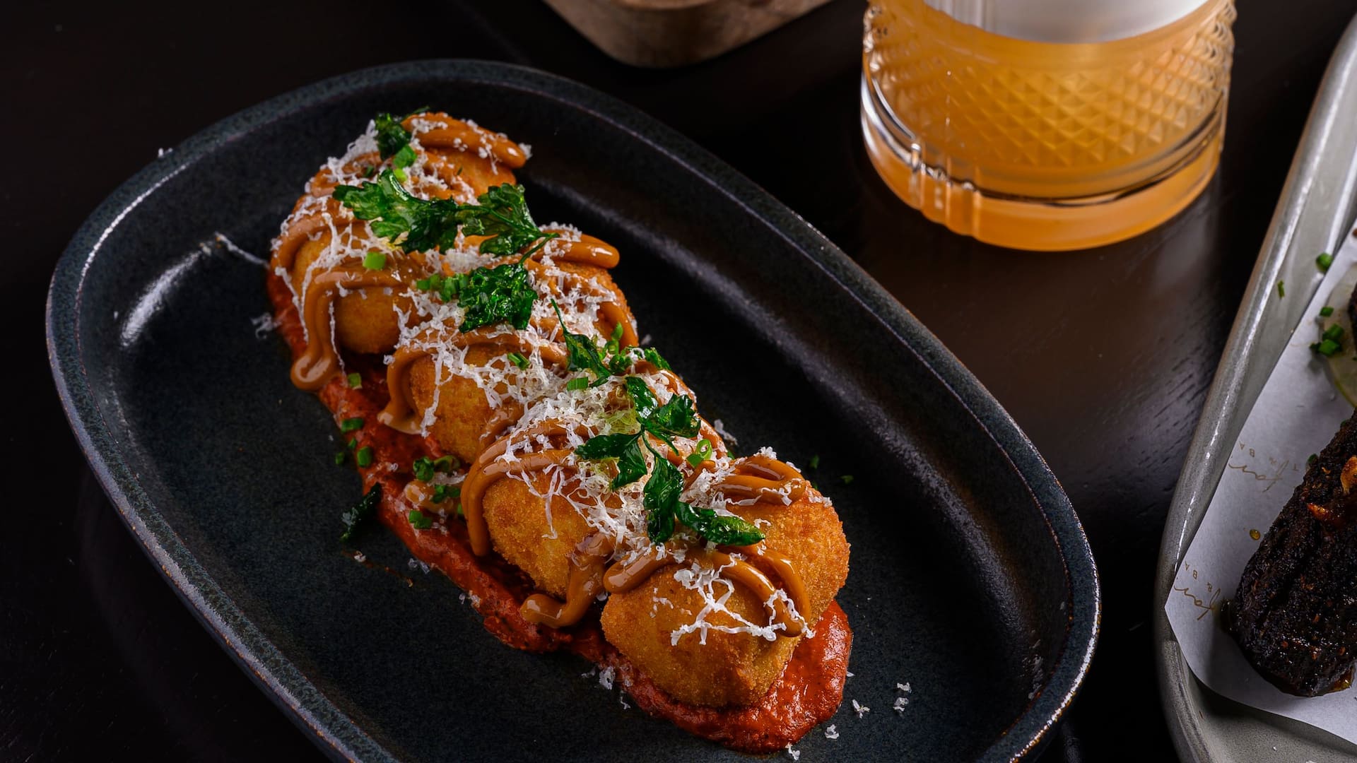Hyatt Place Melbourne Caribbean Park Archies Farm Restaurant Bar Croquettes