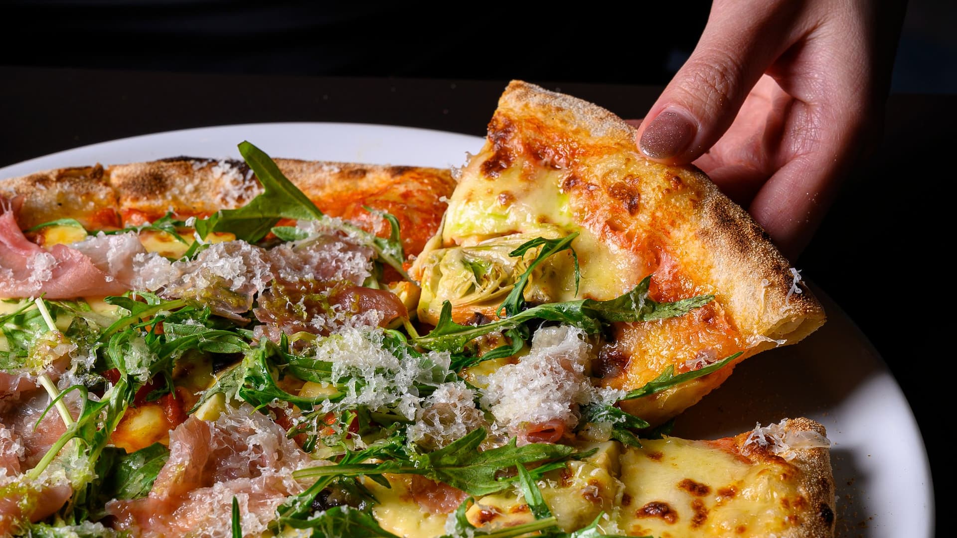 Hyatt Place Melbourne Caribbean Park Archies Farm Restaurant Bar Pizza Close Up