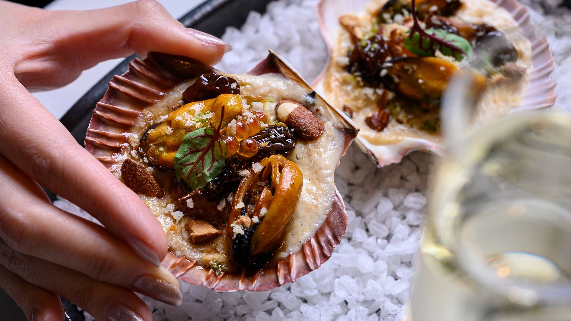 Hyatt Place Melbourne Caribbean Park Archies Farm Restaurant Bar Scallops Close Up