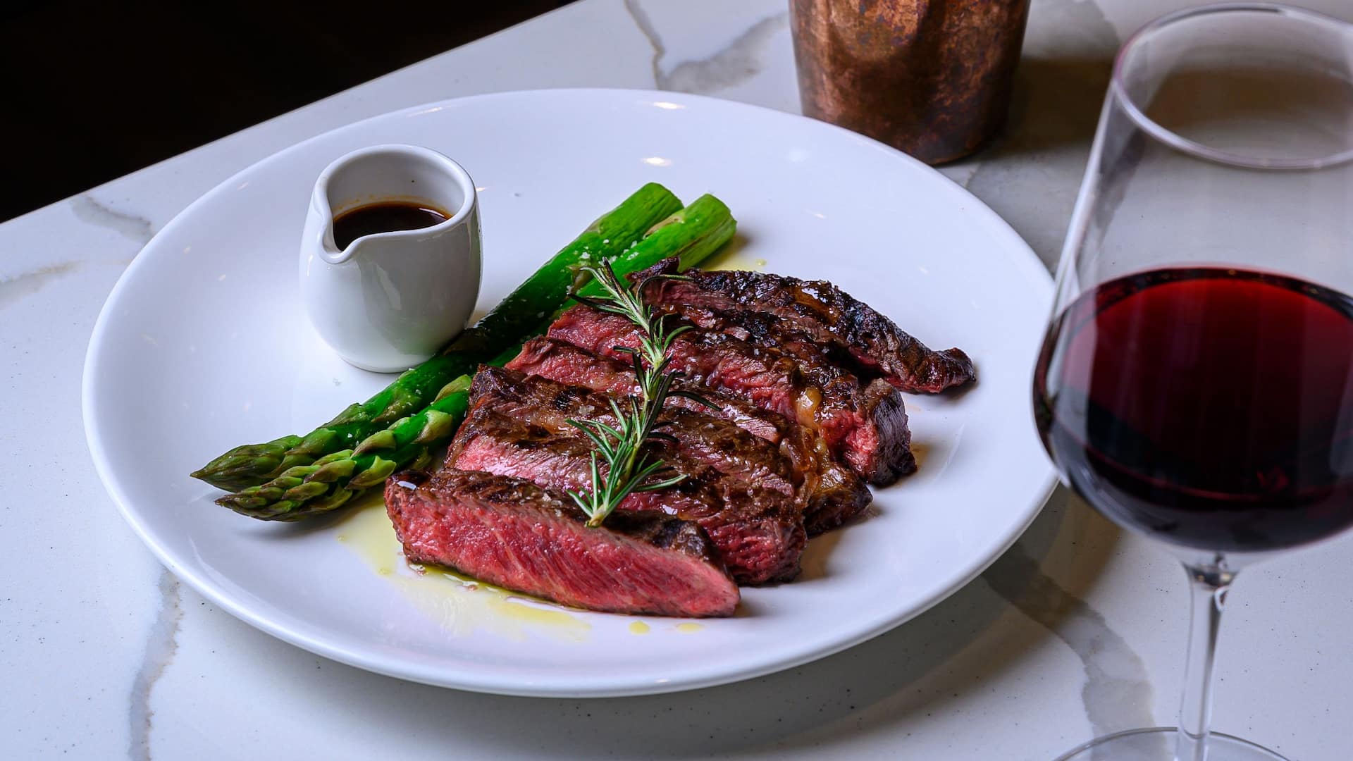 Hyatt Place Melbourne Caribbean Park Archies Farm Restaurant Bar Steak Chips Wine