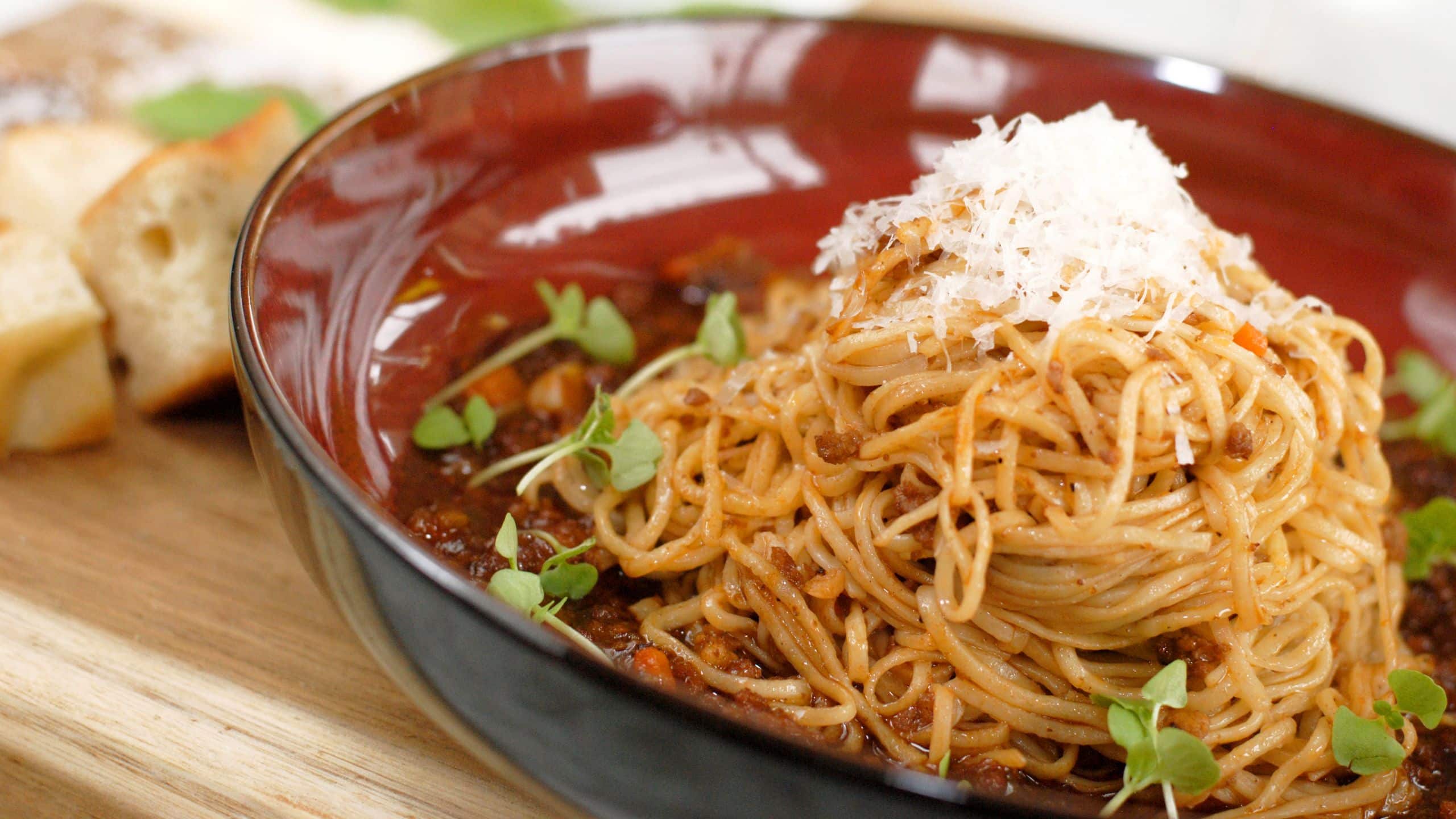 The Fairmount Nonna Spaghetti Bolognese Detail
