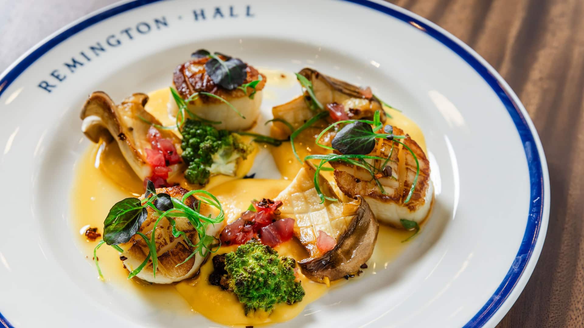 2 of 8 Grand Hyatt Deer Valley Remington Hall Shrimp Above