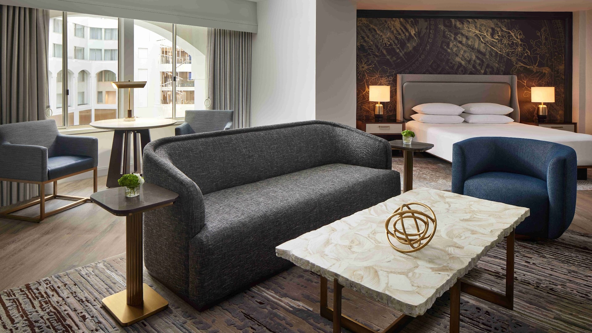 Grand Hyatt Washington Accessible Deluxe Suite Living Room